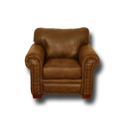 American Furniture Classics Buckskin, Elba Leather Sofa In Brown By Natuzzi