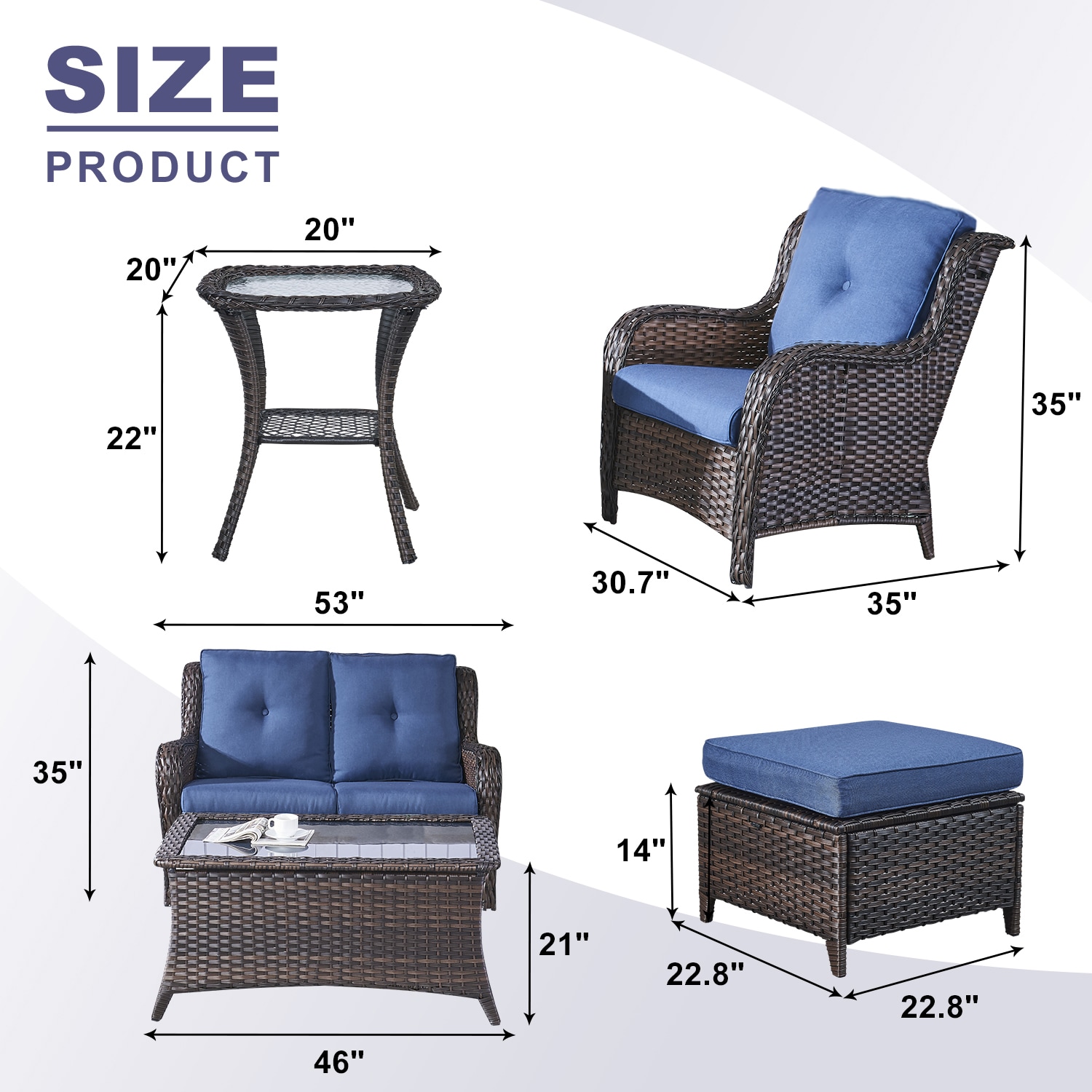 Rilyson FS038018025006014-1 Patio-Conversation-Sets - View #4