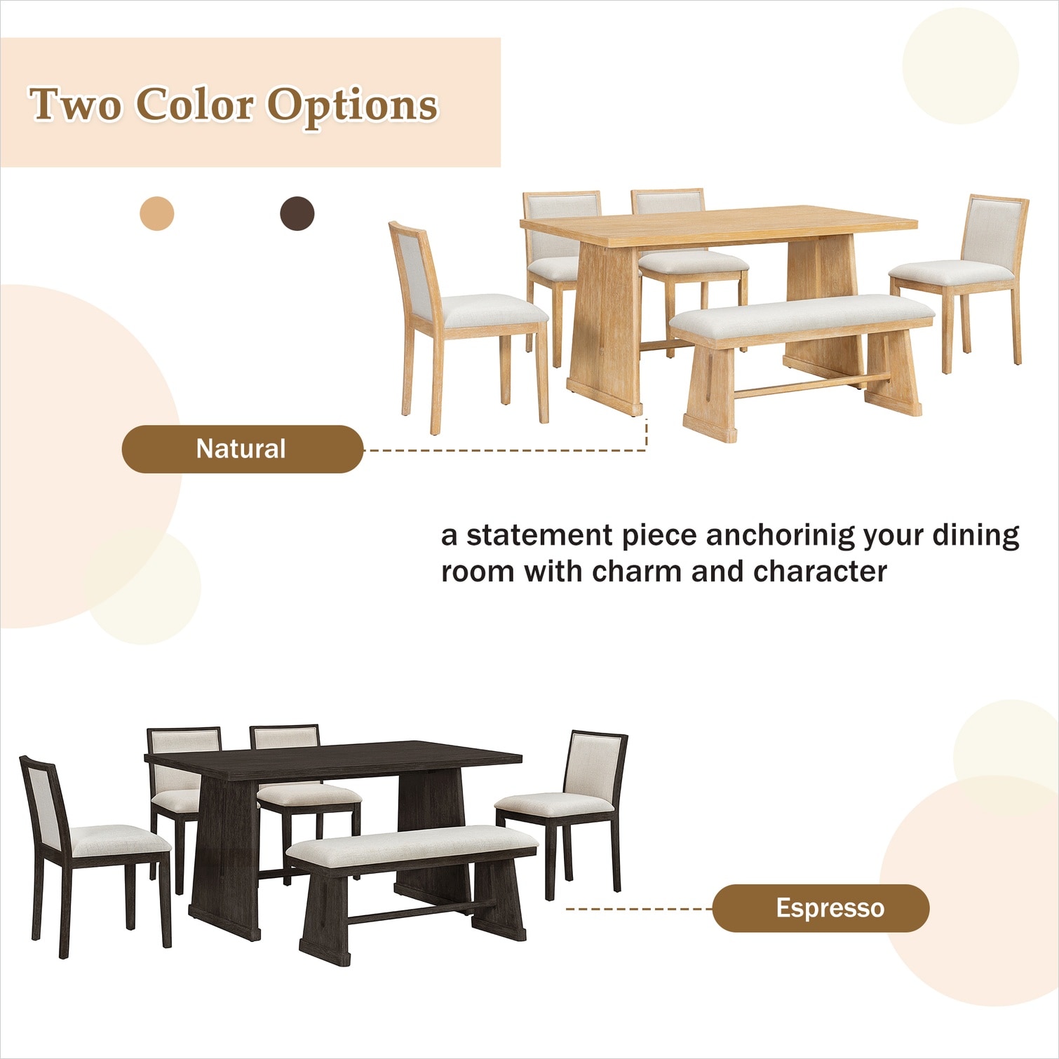 FlowLuxe 6KSR30TEVN81 Dining-Sets - View #3