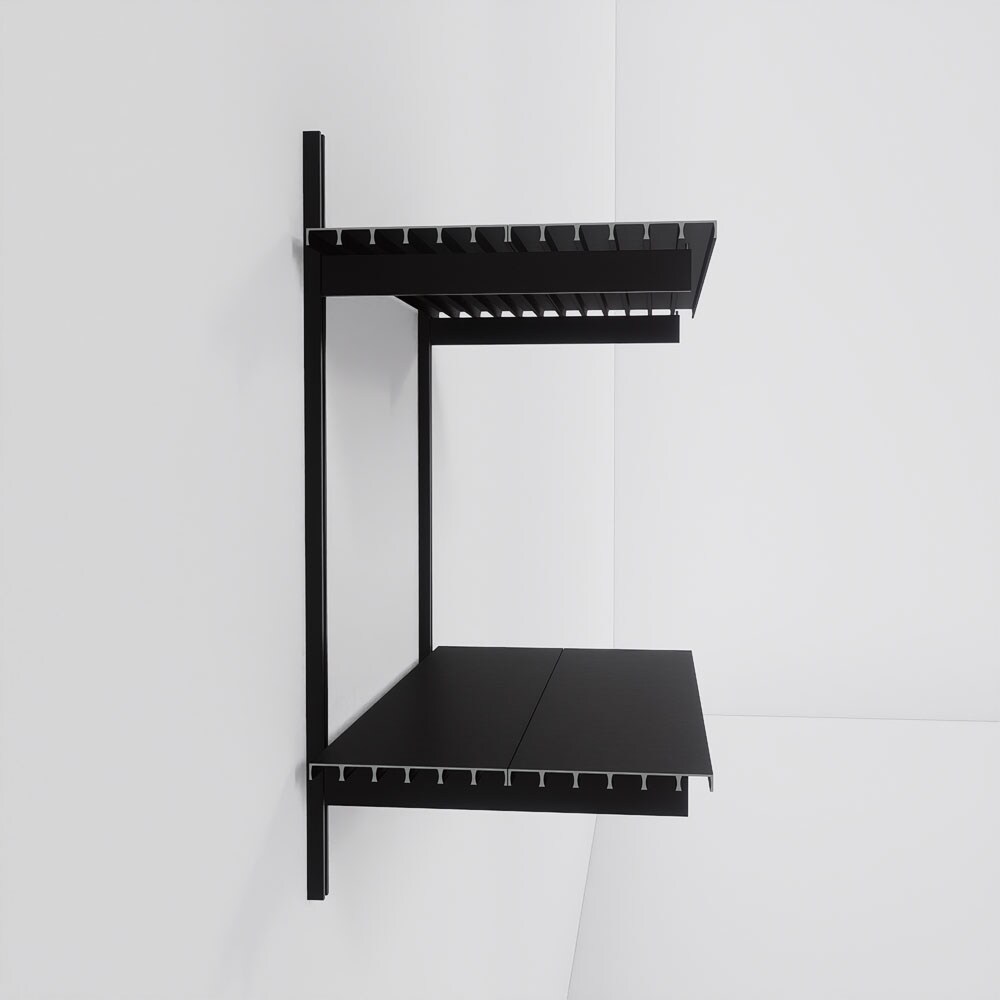 Modern Shelving ALUMWAL-1231-BB Wall-Mounted-Shelving - View #5