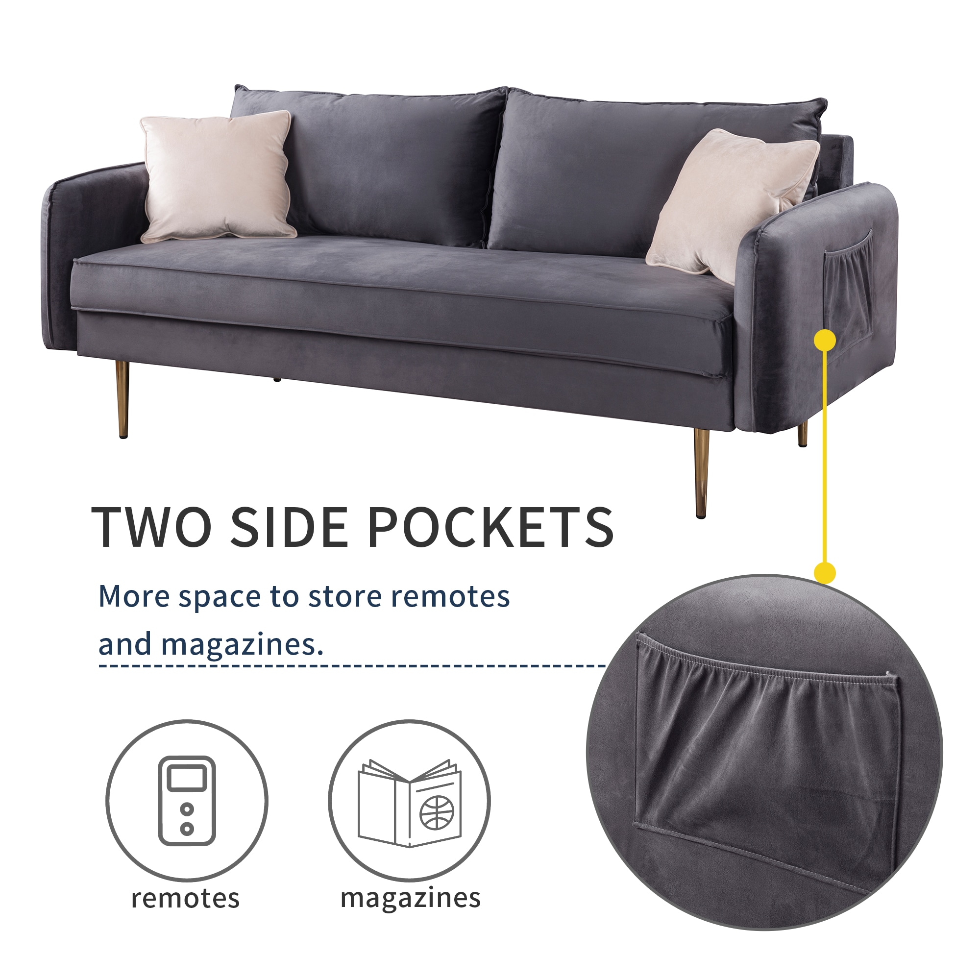 CASAINC BH-668AAE Sofas-Loveseats - View #3