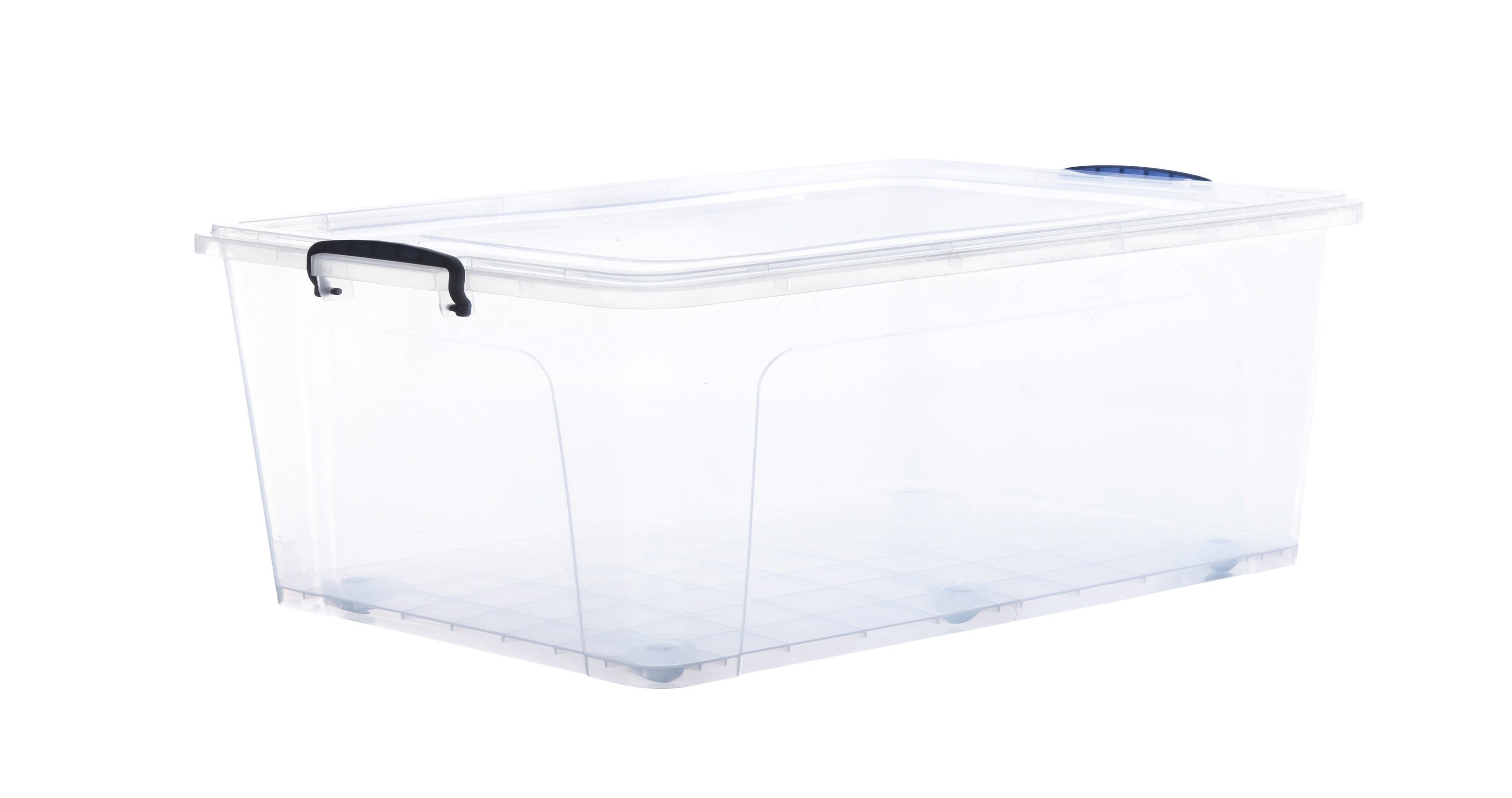 Superio Clear Storage Bins with Lids, Stackable Storage Box with Latches  and Handles, Extra Small, 6 Pack 1.75 Quart