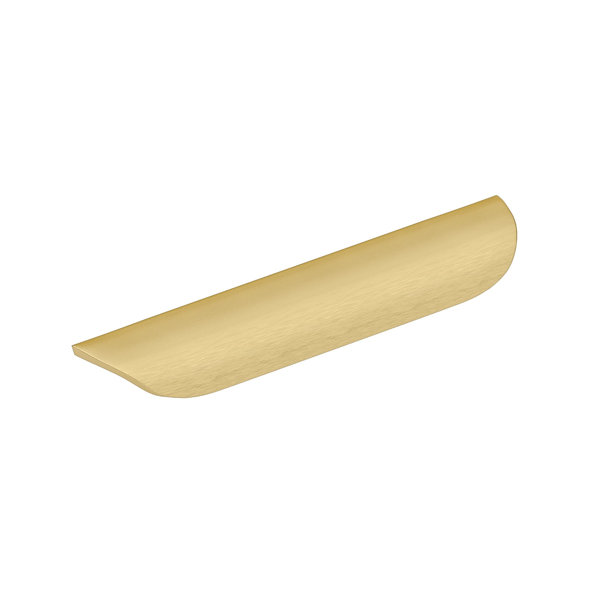 3-3/4-in Center to Center Brushed Gold Rectangular Finger Drawer Pulls | - Richelieu 797596165