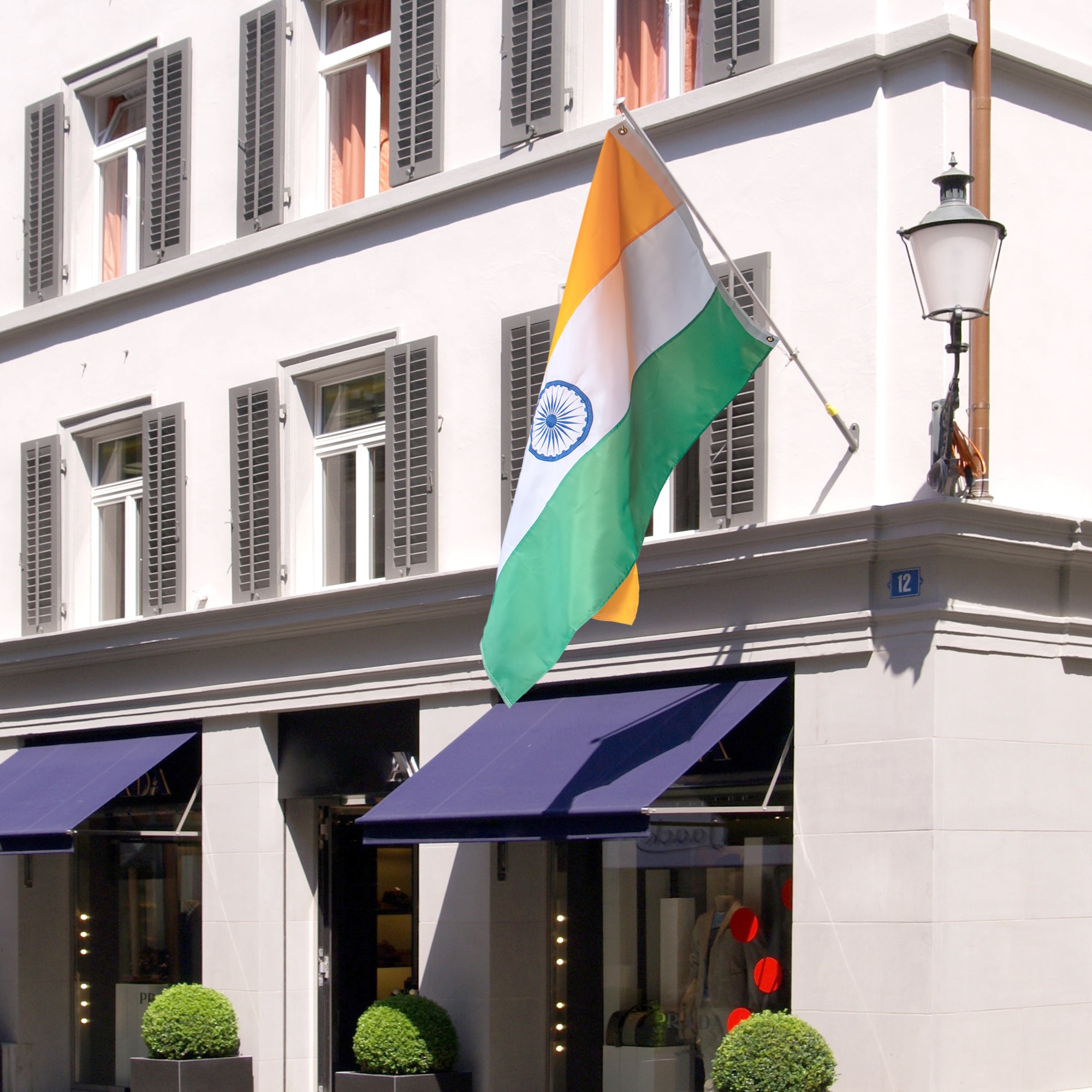 EverStrong 3x5 Feet Embroidered Nylon India Flag