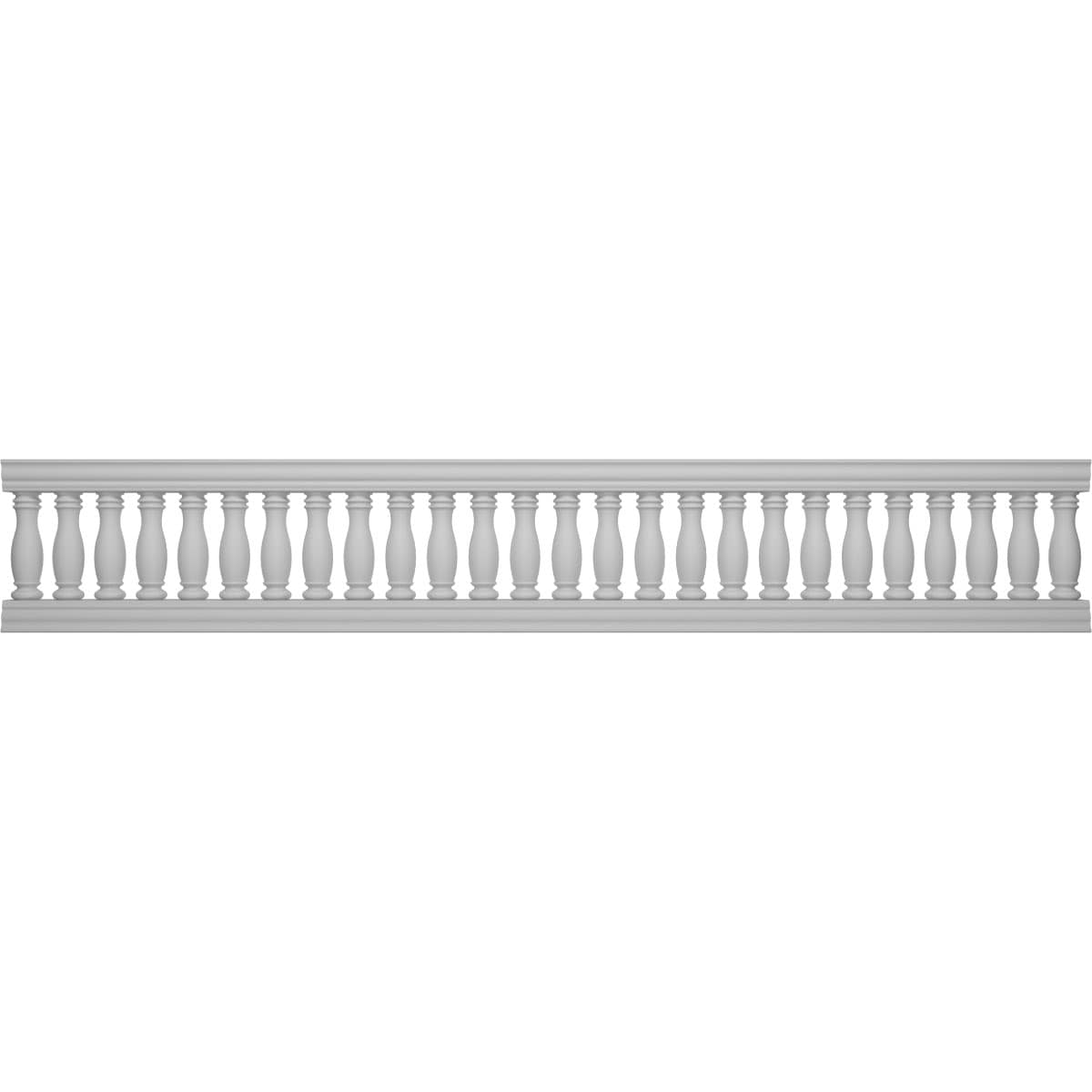 Ekena Millwork BALK32X180EMN FiberThane 16-Feet x 32-Inches Embassy Fiberglass Deck Rail Kit