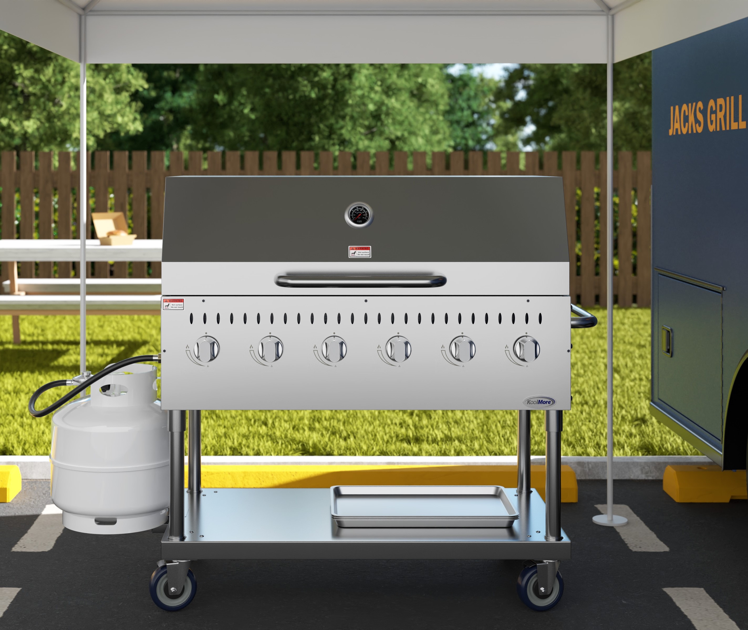 KoolMore LOW-CGKIT4-48D Gas-Grill - View #4