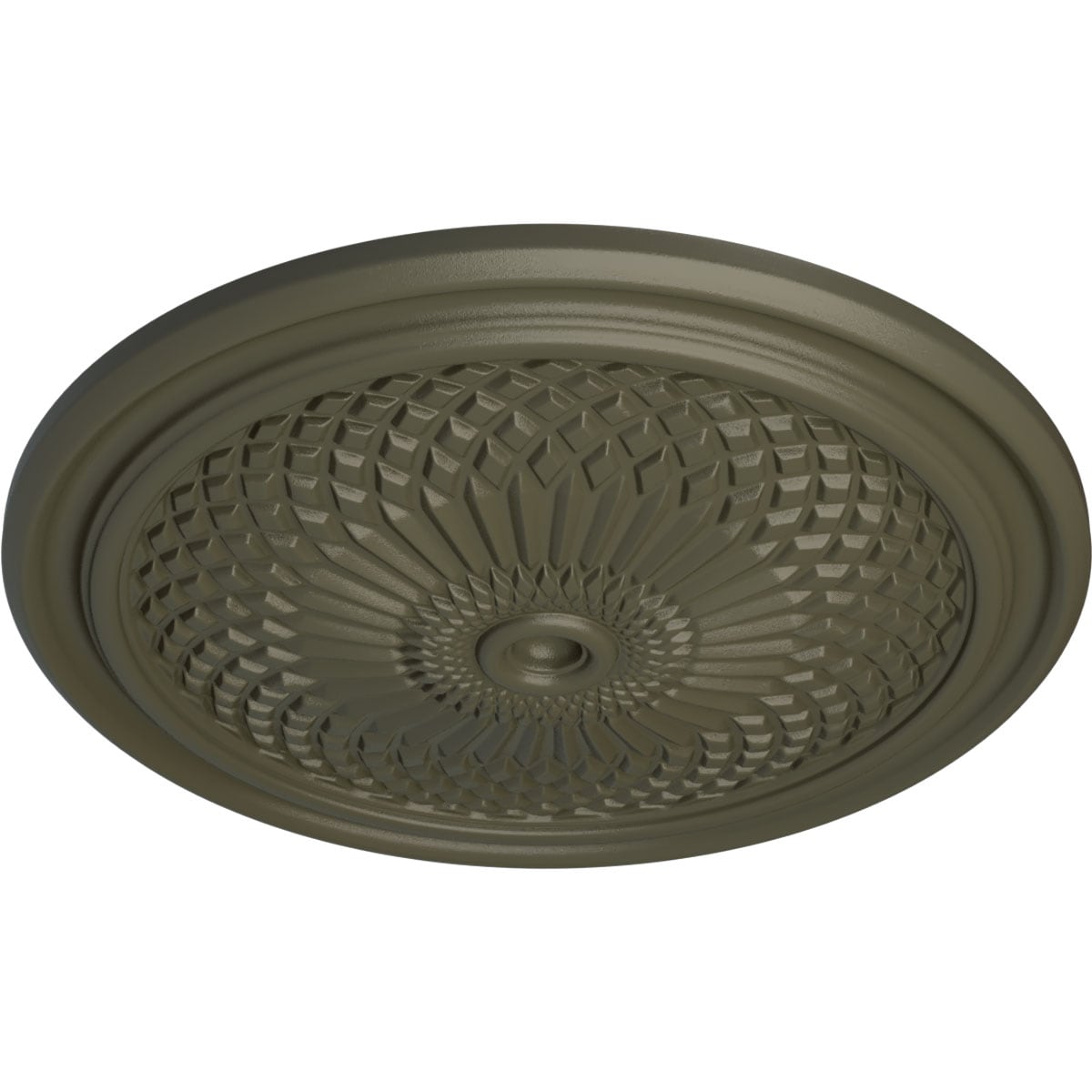 Ekena Millwork CM22TNWHF Ceiling-Medallions - View #2