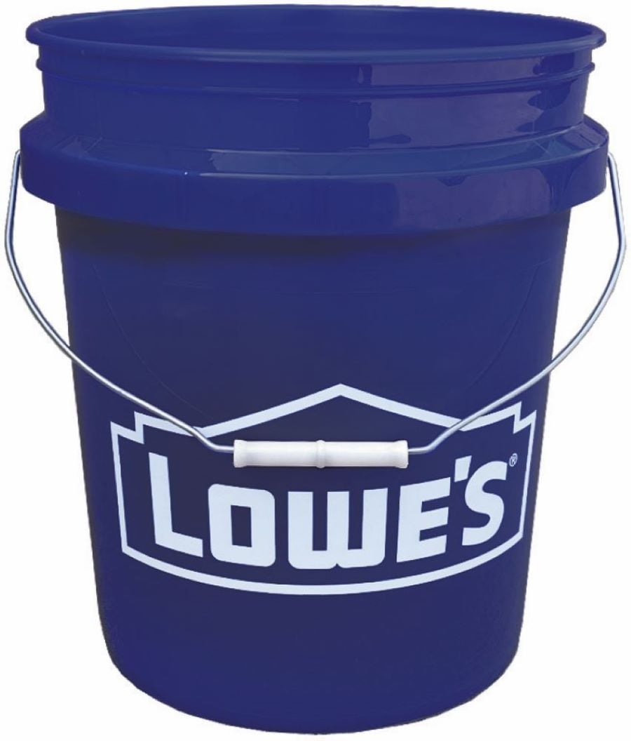 Lowe's 5-Gallon (s) Plastic General Bucket in the Buckets