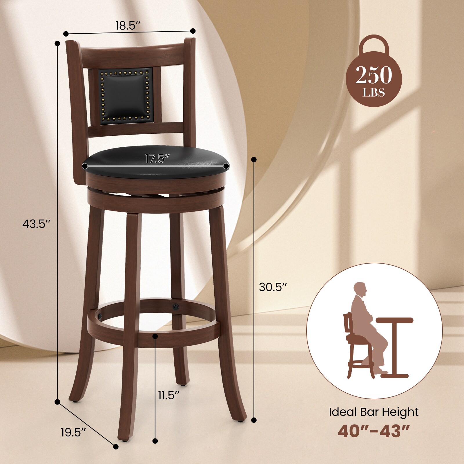 Slickblue D-CO-42-NB72211VJ stools - View #3