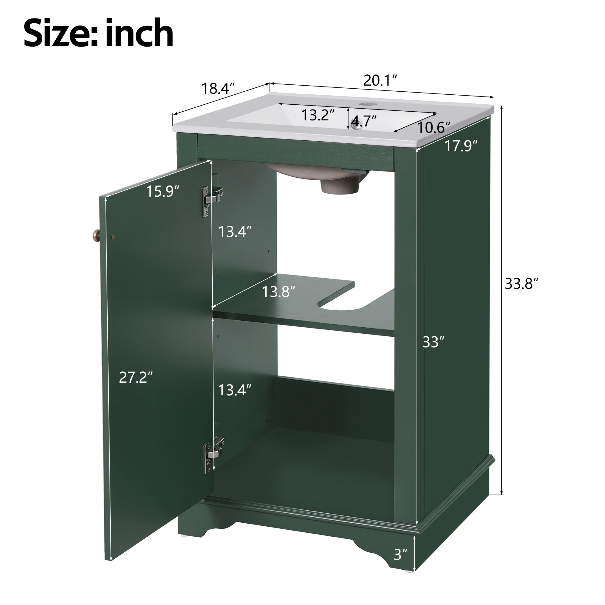 Boyel Living BL-MRS-7678F Bath-Vanity-Combo - View #4