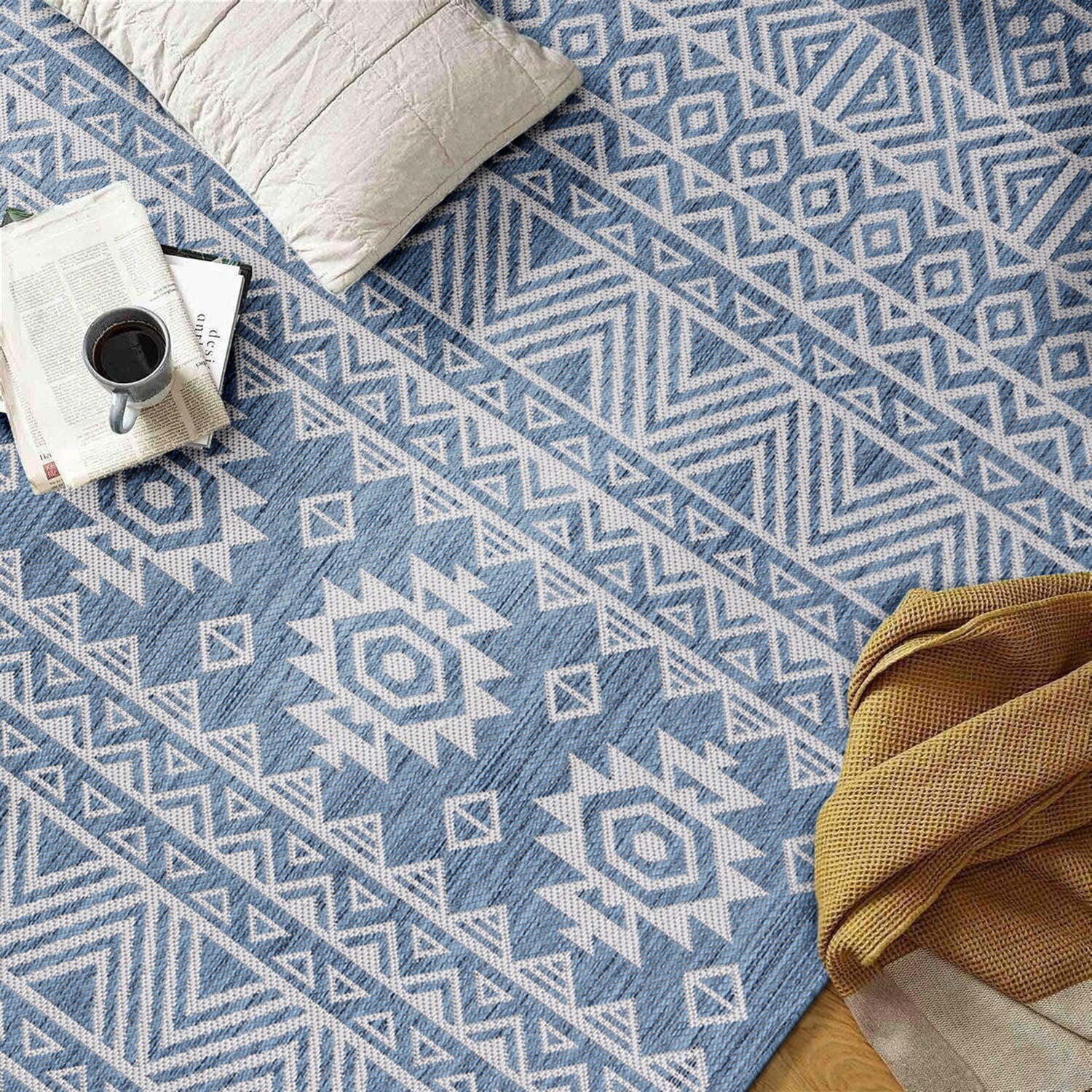 World Rug Gallery 124BLUE5X7 rugs - View #10