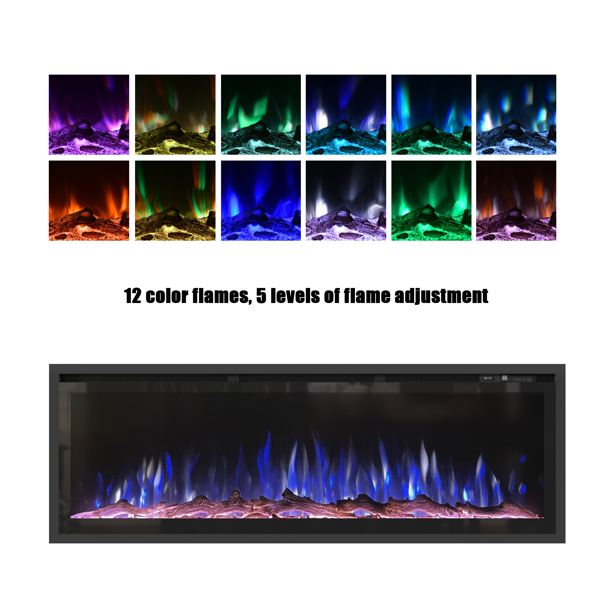 Mondawe OR-M6850B-TR Electric-Fireplaces - View #3