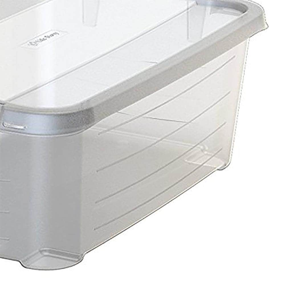 Life Story Clear Stackable Closet & Storage Box 34 Quart