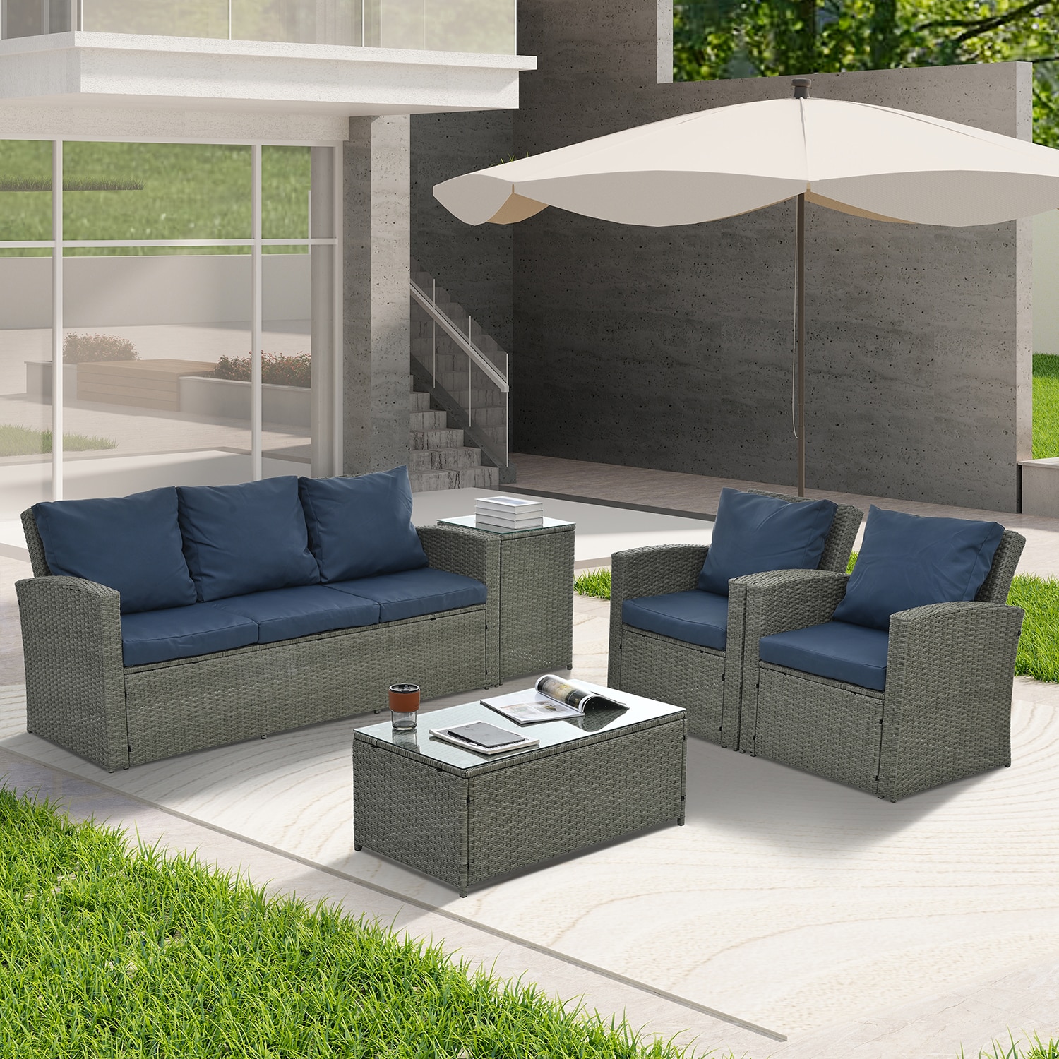 Bybafun YA0200010 Patio-Conversation-Sets - View #18