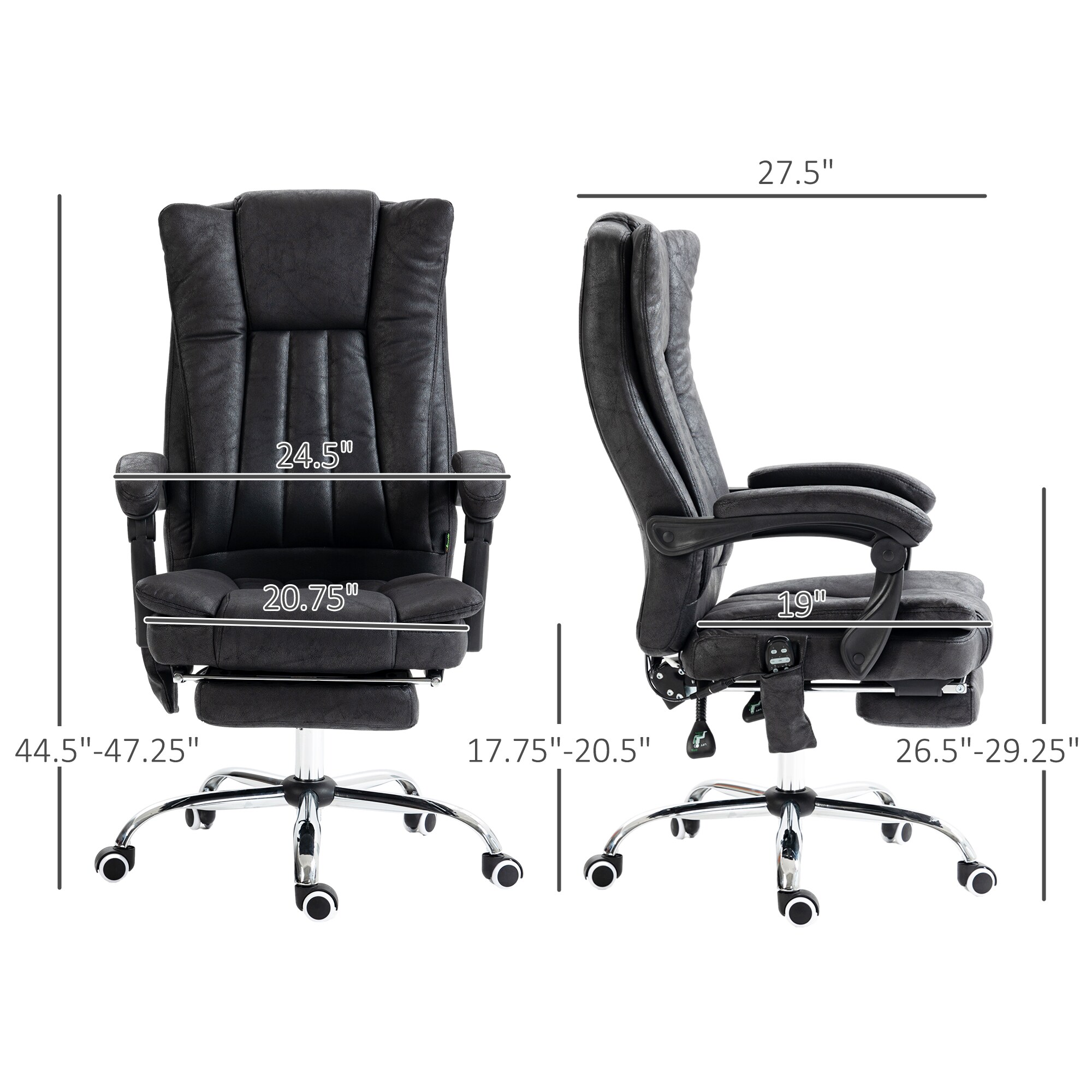 Vinsetto 921-246V81BK Office-Chairs - View #3