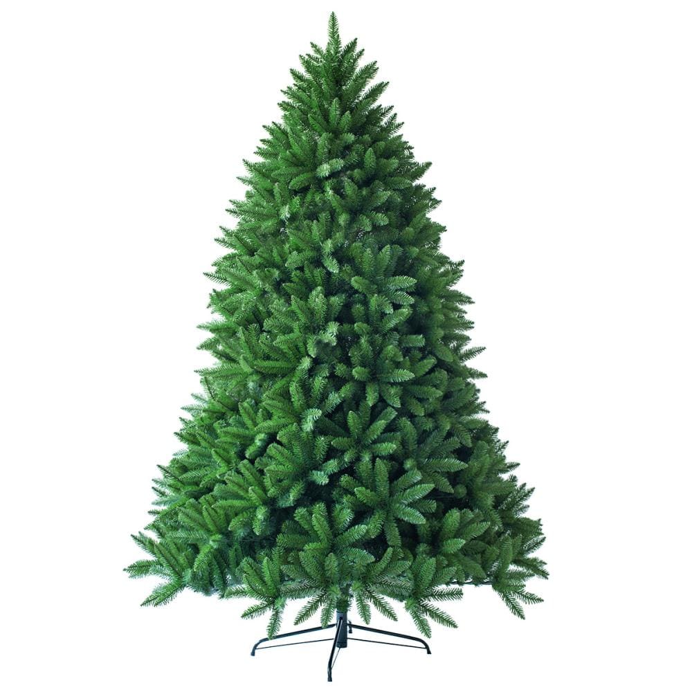 6-ft Premium Hinged Artificial Christmas Fir Tree with 1250 Branch Tips - Full Green Tree for Indoor/Outdoor Use | - Goplus CB10061BK