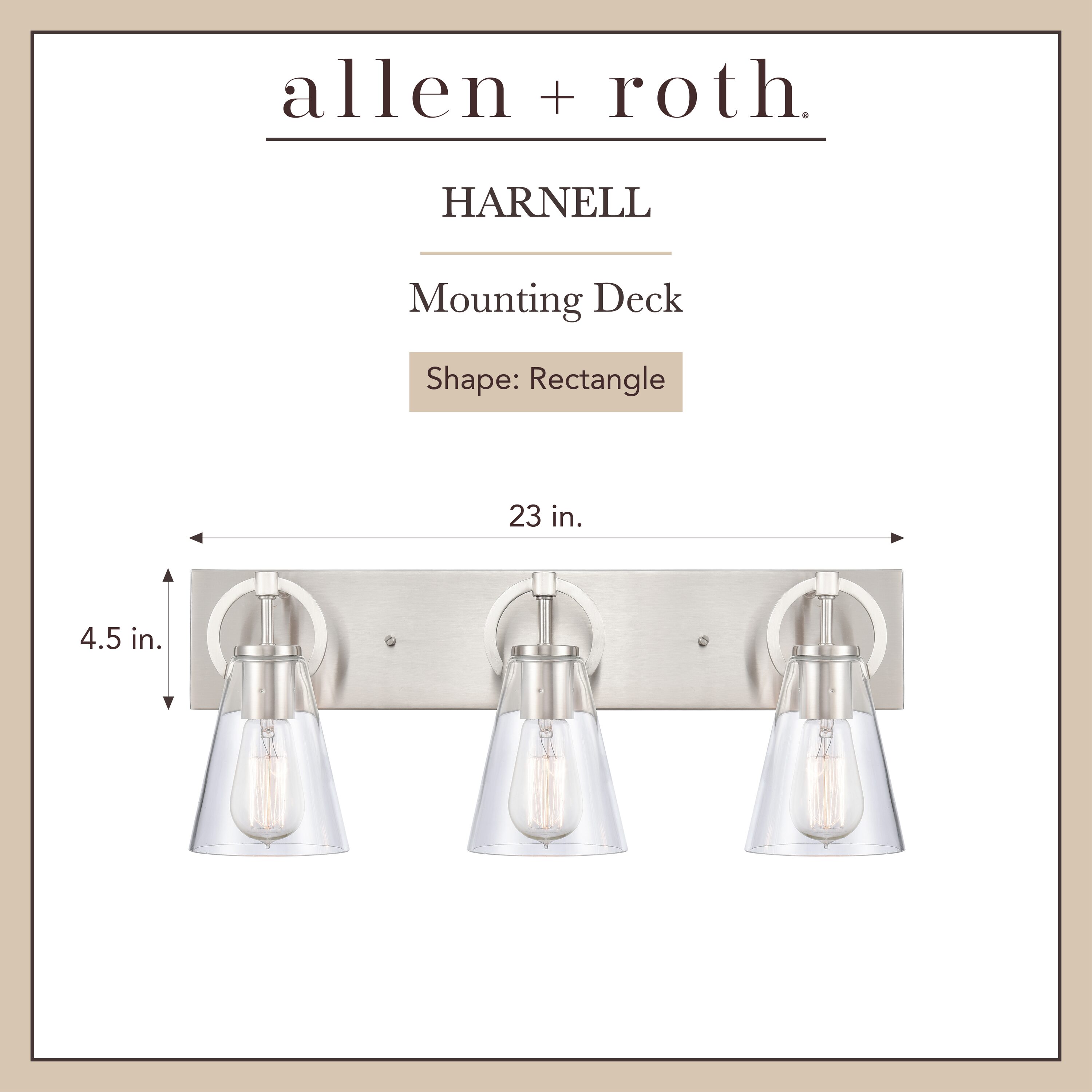 allen + roth ELW70021G-BN b089995 - View #3