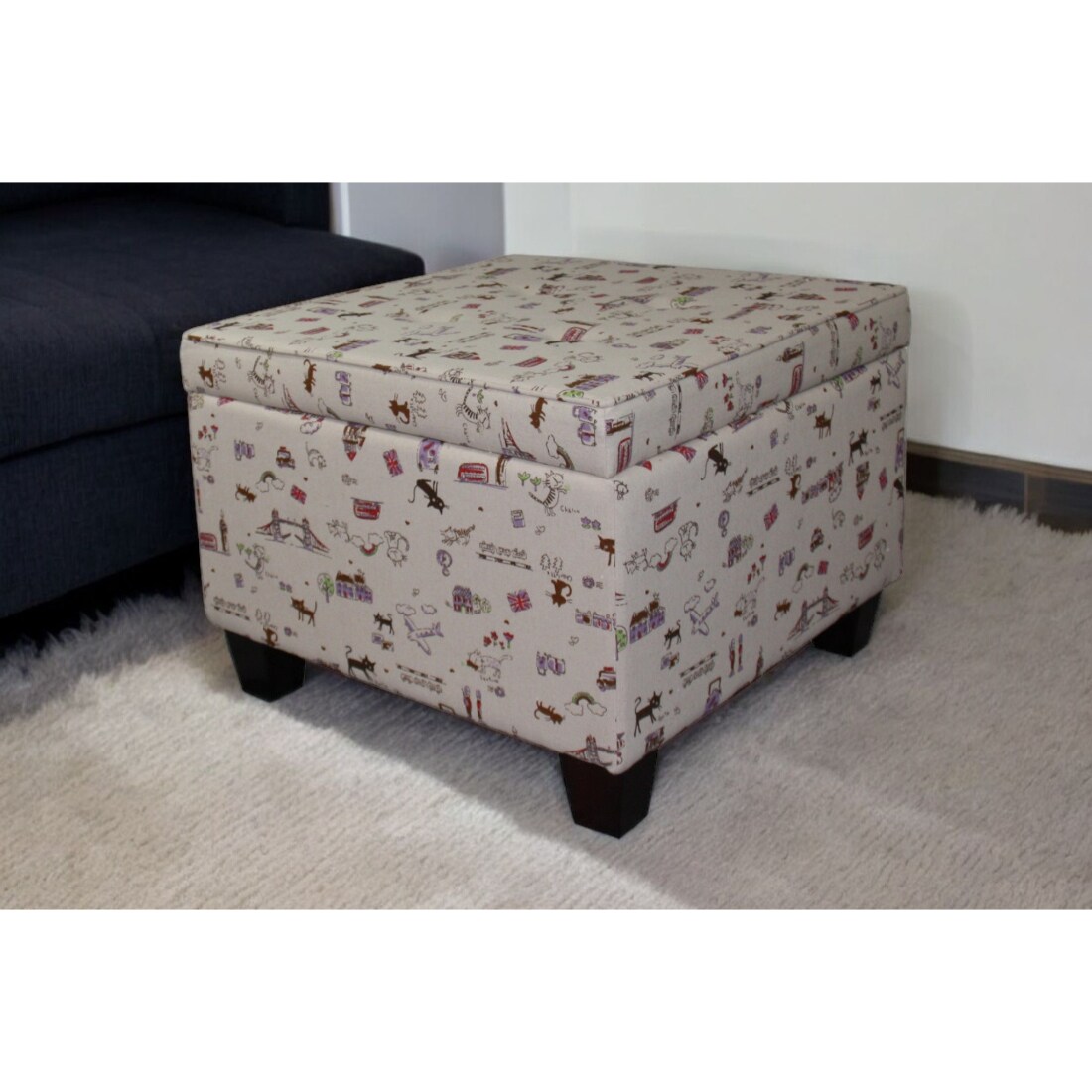 HomeRoots 4000469405 Indoor-Ottomans - View #2