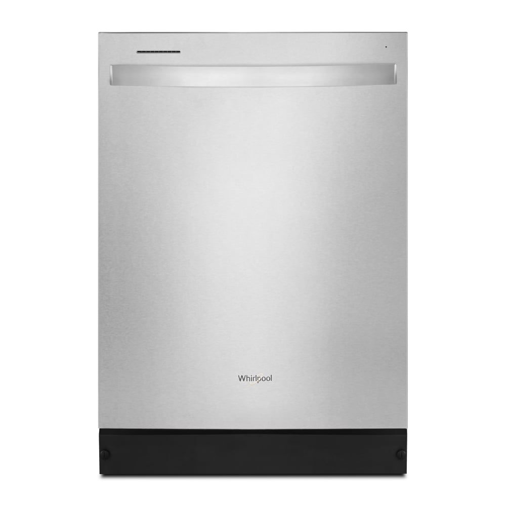 Whirlpool Eco Series 24-in Top Control Built-In Dishwasher (Fingerprint Resistant Stainless Steel), 55-dBA Standard Sound Level