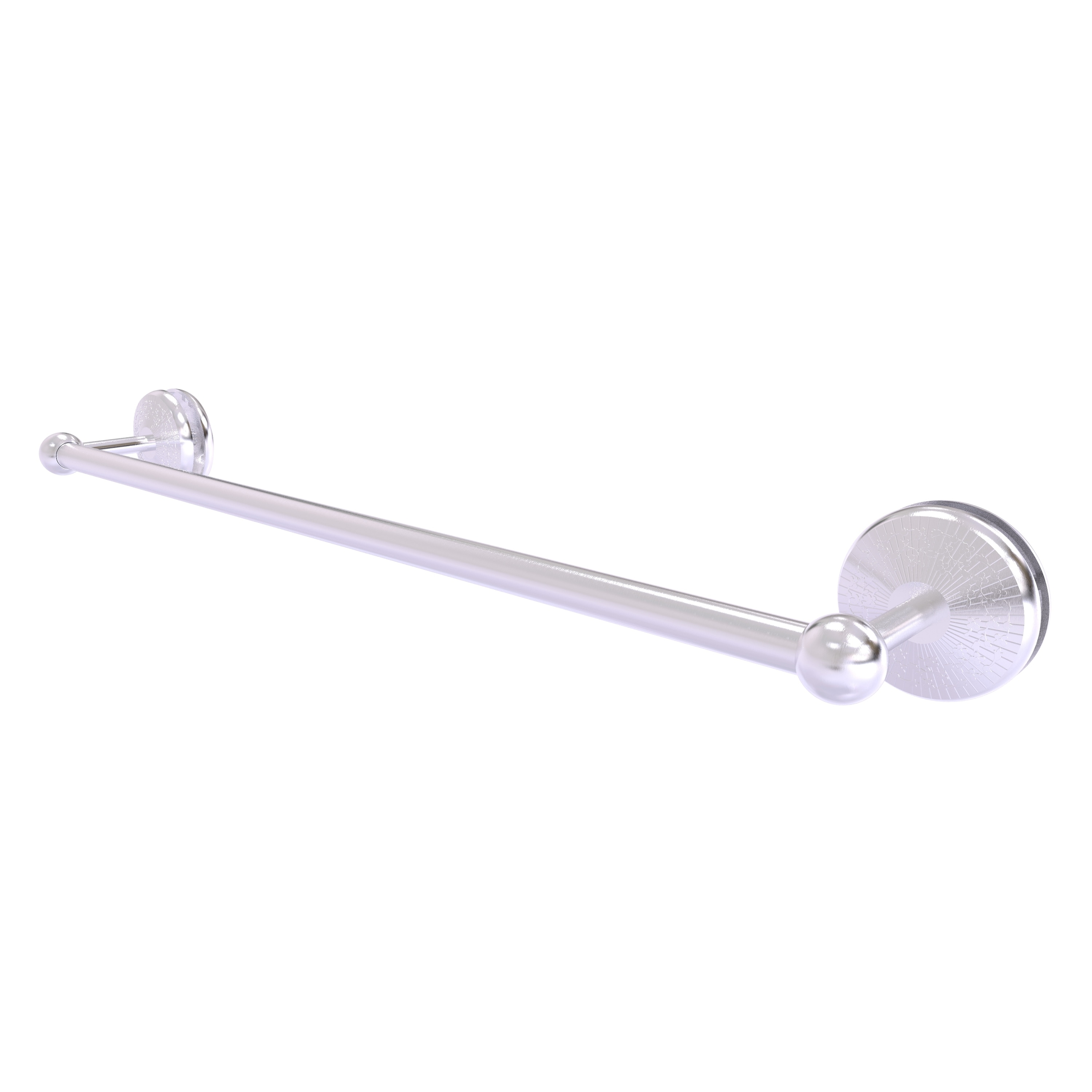 Allied Brass MC-41-SM-24-SCH Monte Carlo 24-in Satin Chrome Wall mount Single Towel Bar