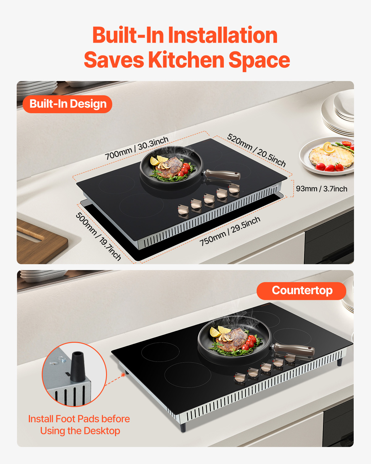 VEVOR NQDCL5GXN920M42W4V4 Induction-Cooktops - View #7