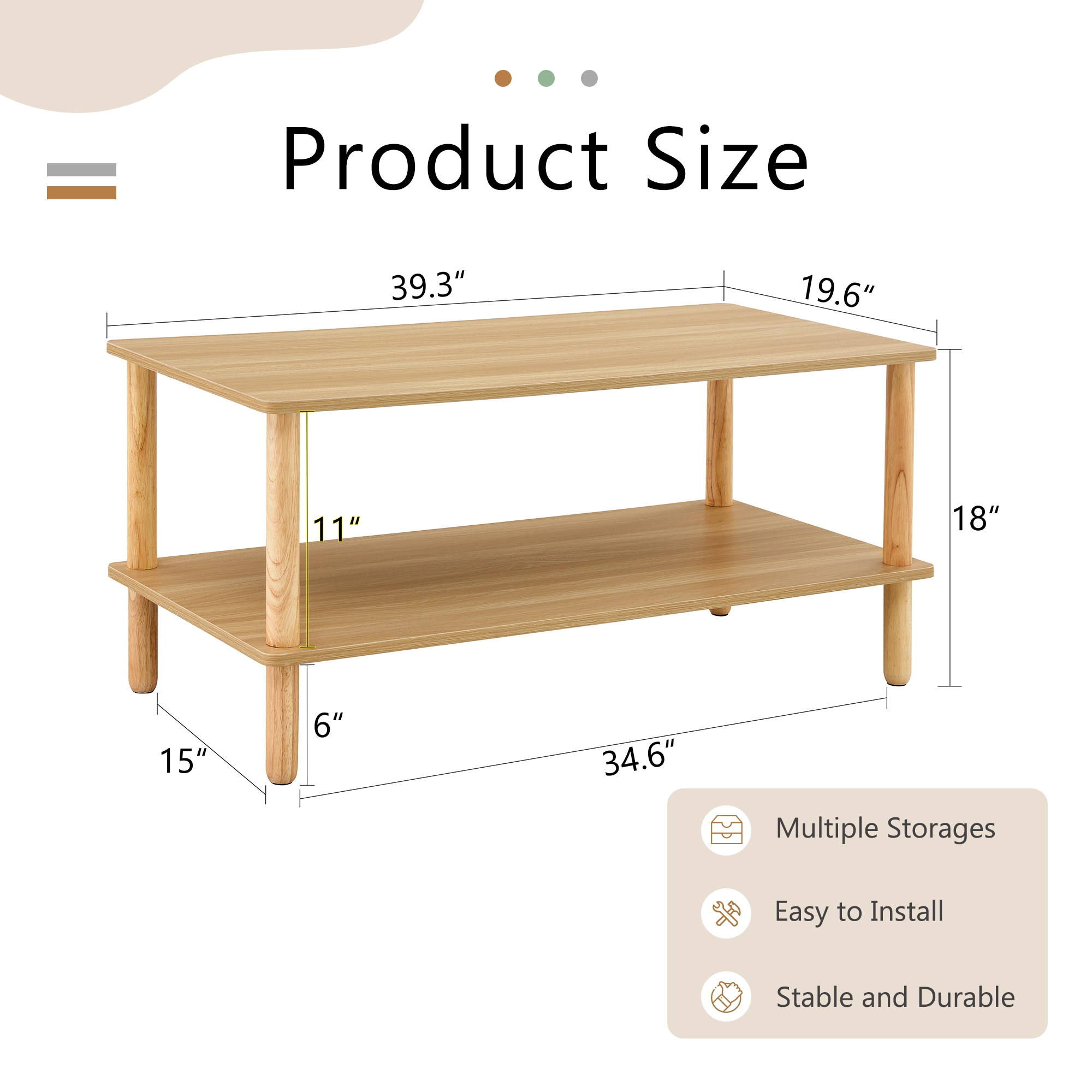 Bybafun YE8900008 Coffee-Tables - View #6