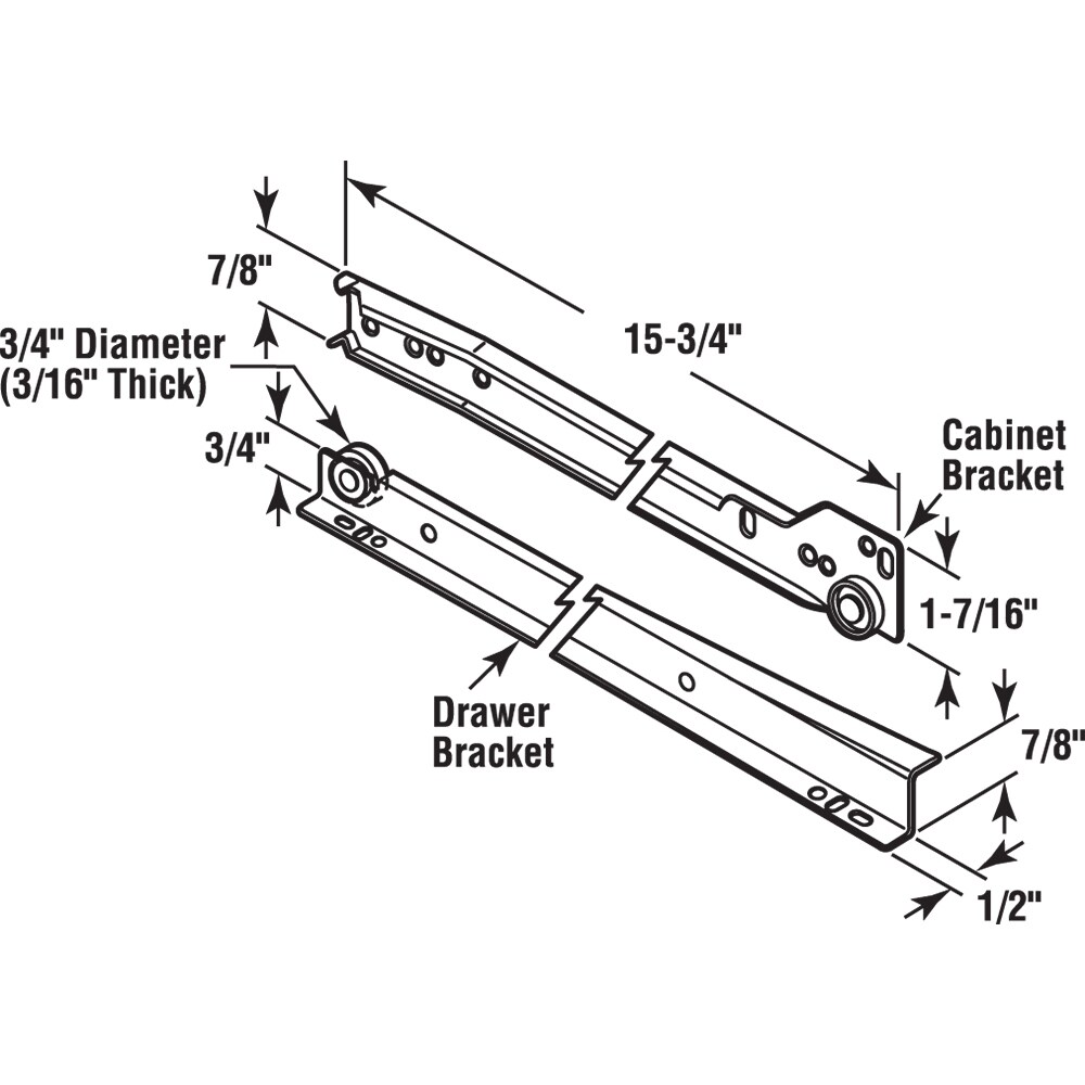 Prime-Line MP7210 Drawer-Slides - View #2