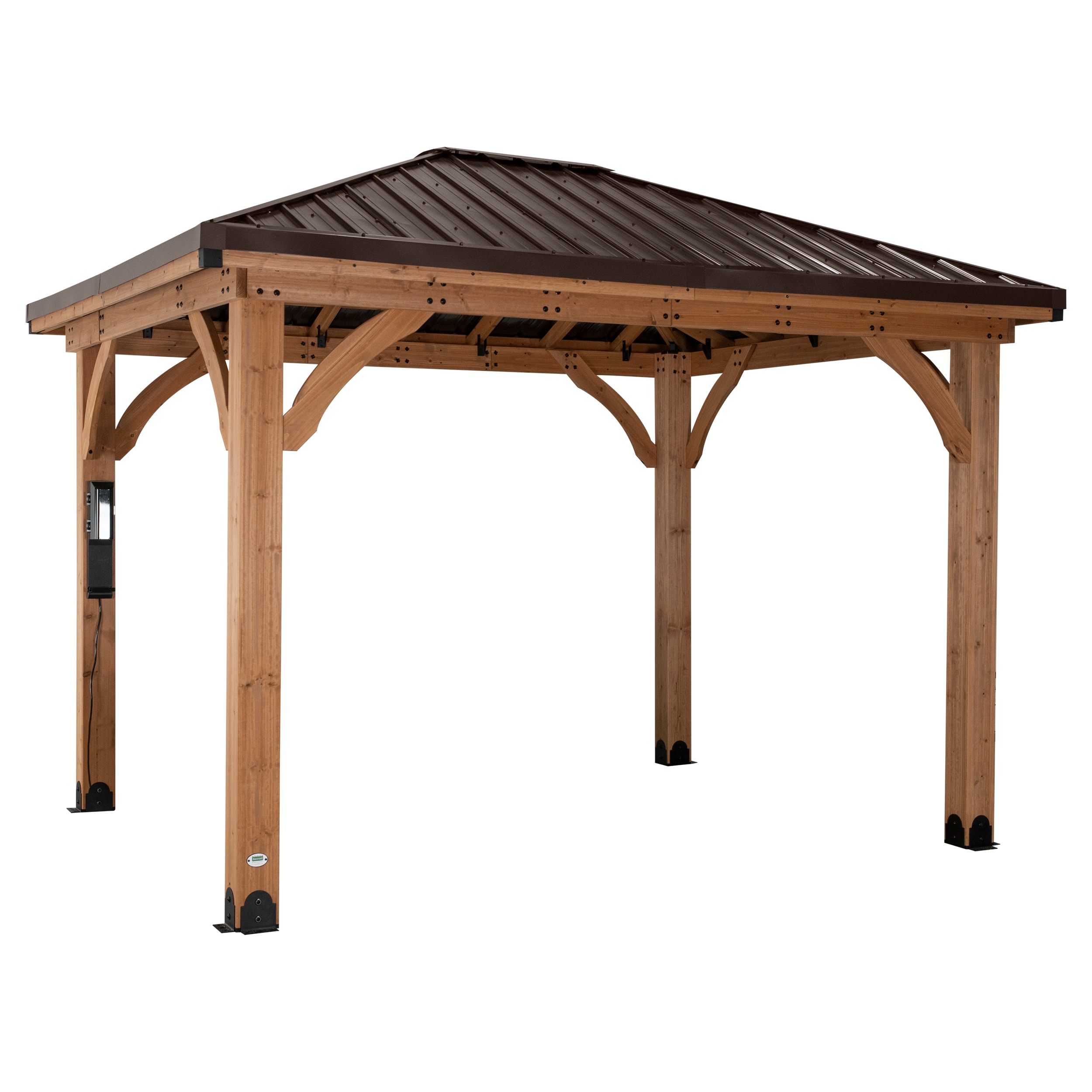 Backyard Discovery 2206076COM Wood-Resin-Gazebos - View #2