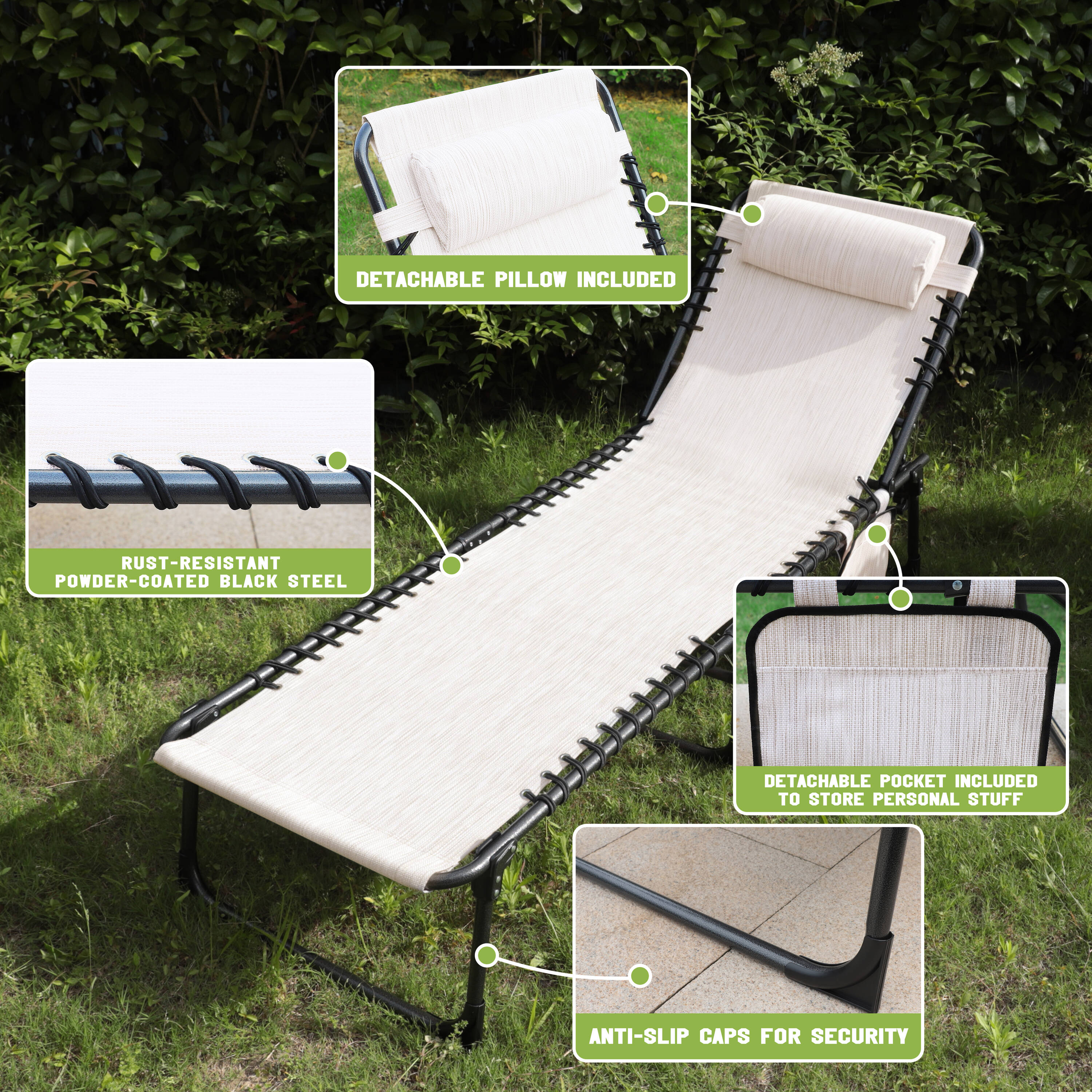 VEIKOUS PG0208-01CW-1 Patio-Chairs - View #6