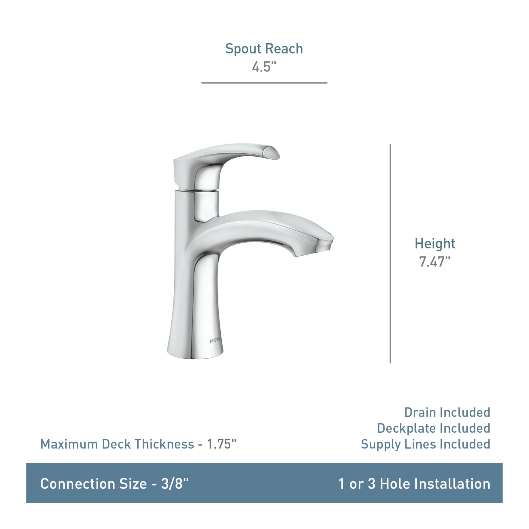 Moen 84136 Lavatory-Faucets - View #3