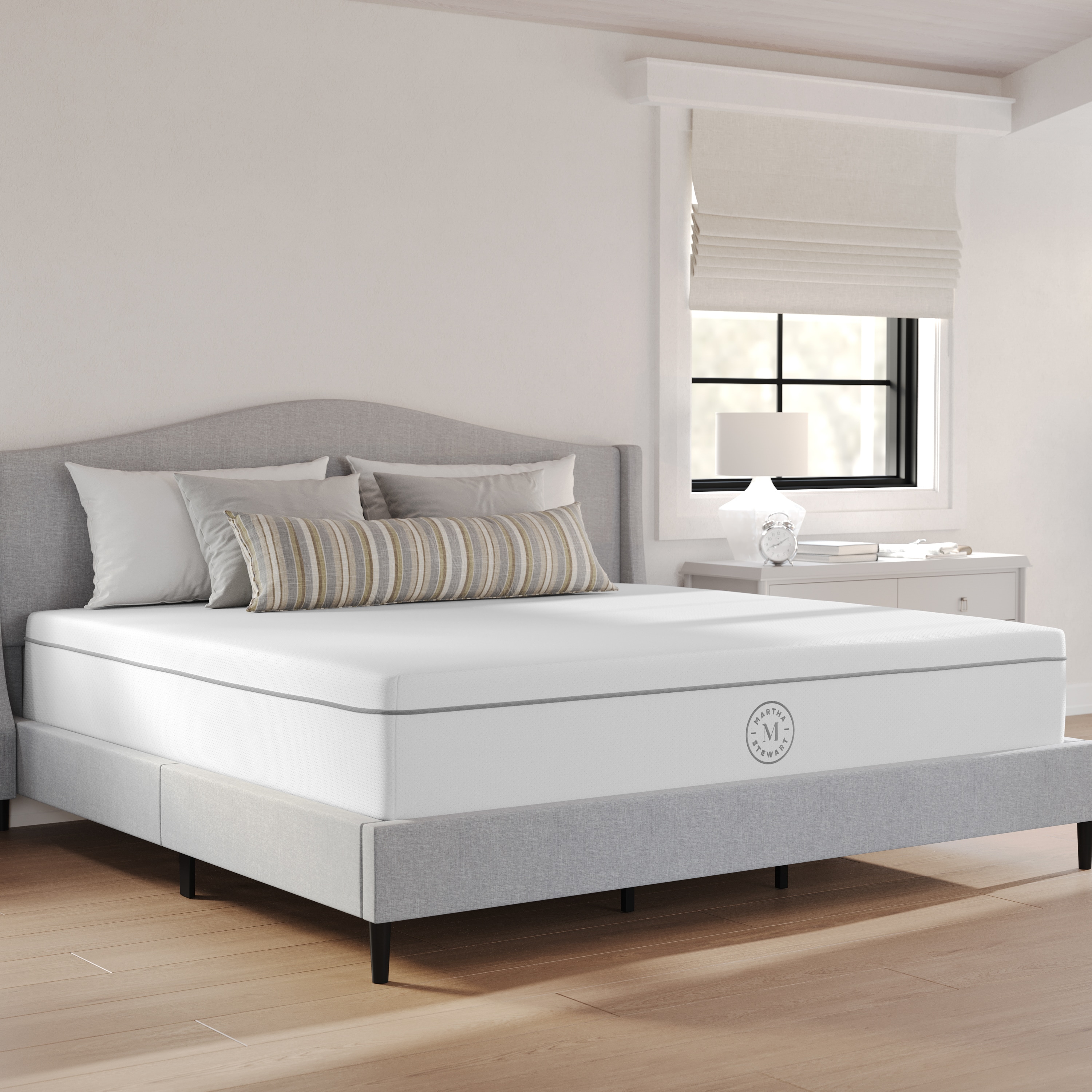 Martha Stewart 196861132032 SleepComplete 12-in Firm King Hybrid Memory Foam/Coil Blend Mattress in a Box