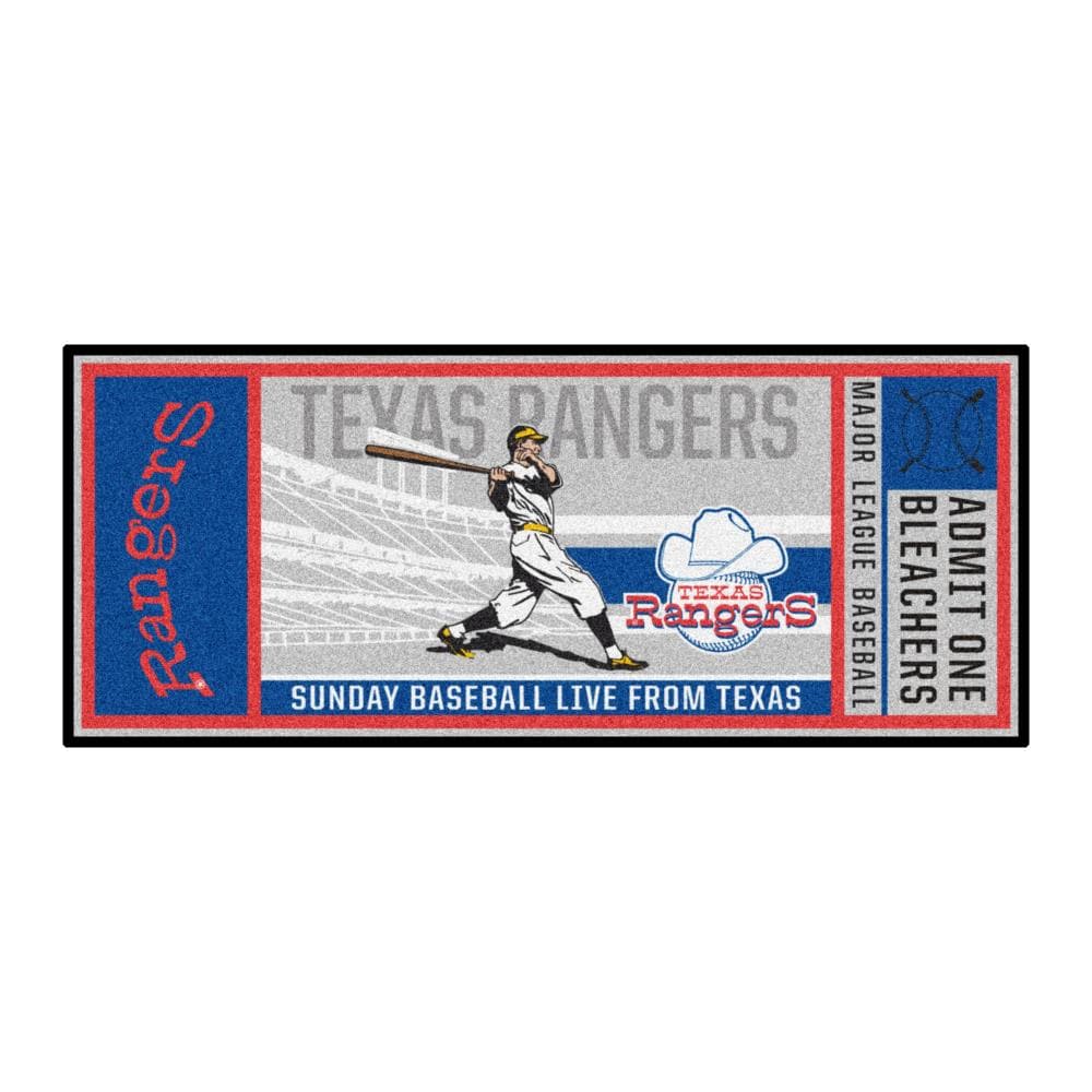 Fanmats  Atlanta Braves Ticket Runner - Retro Collection