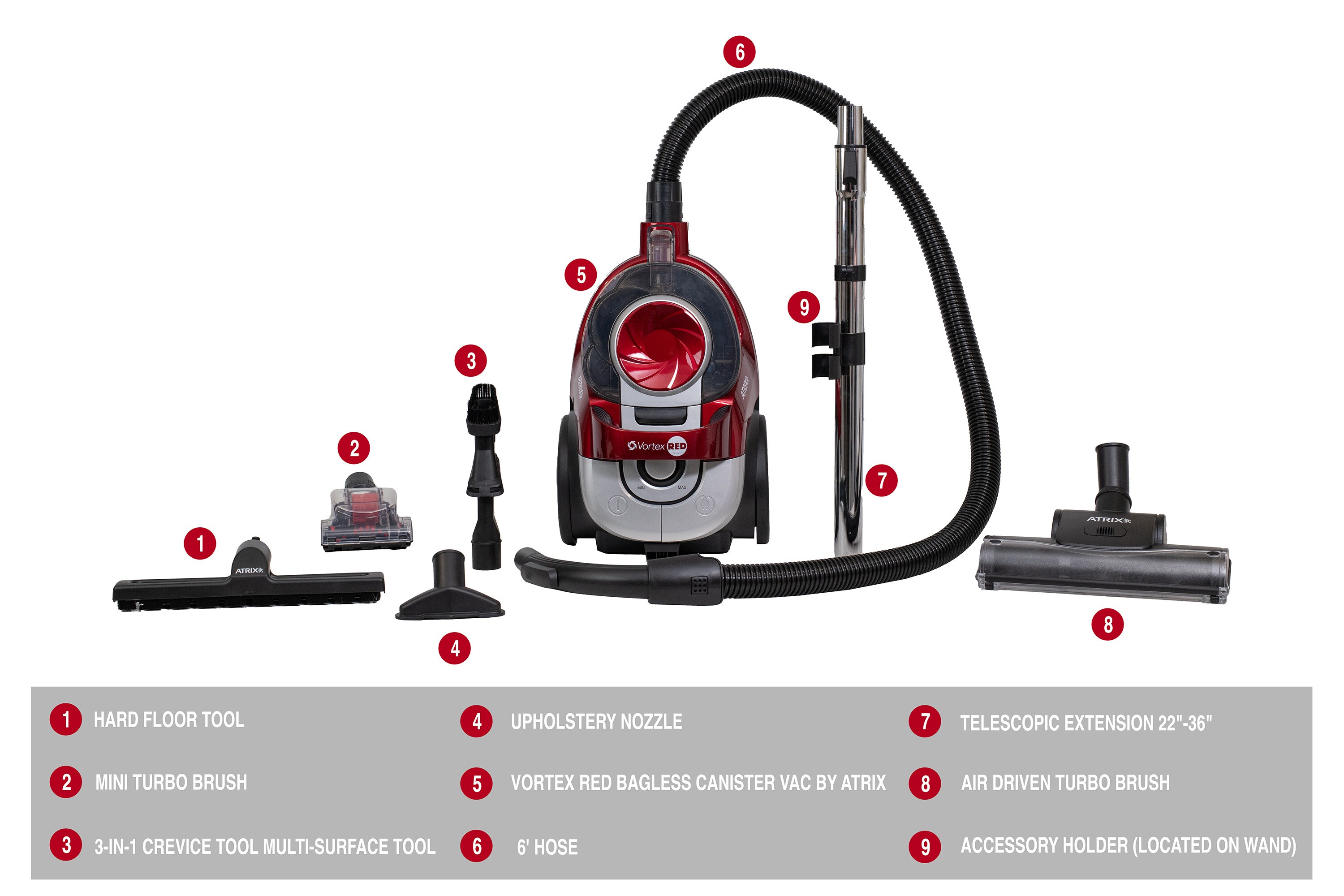 ATRIX VR25BCV Canister-Vacuums - View #3