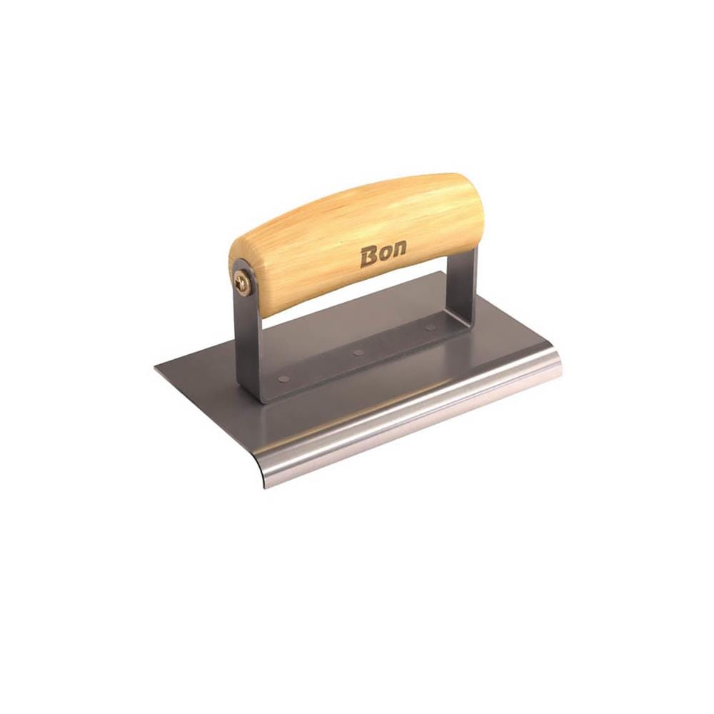 Bon Tool 12-439 6-in x 3.5-in Stainless steel Concrete Edger with 0.5-in Radius