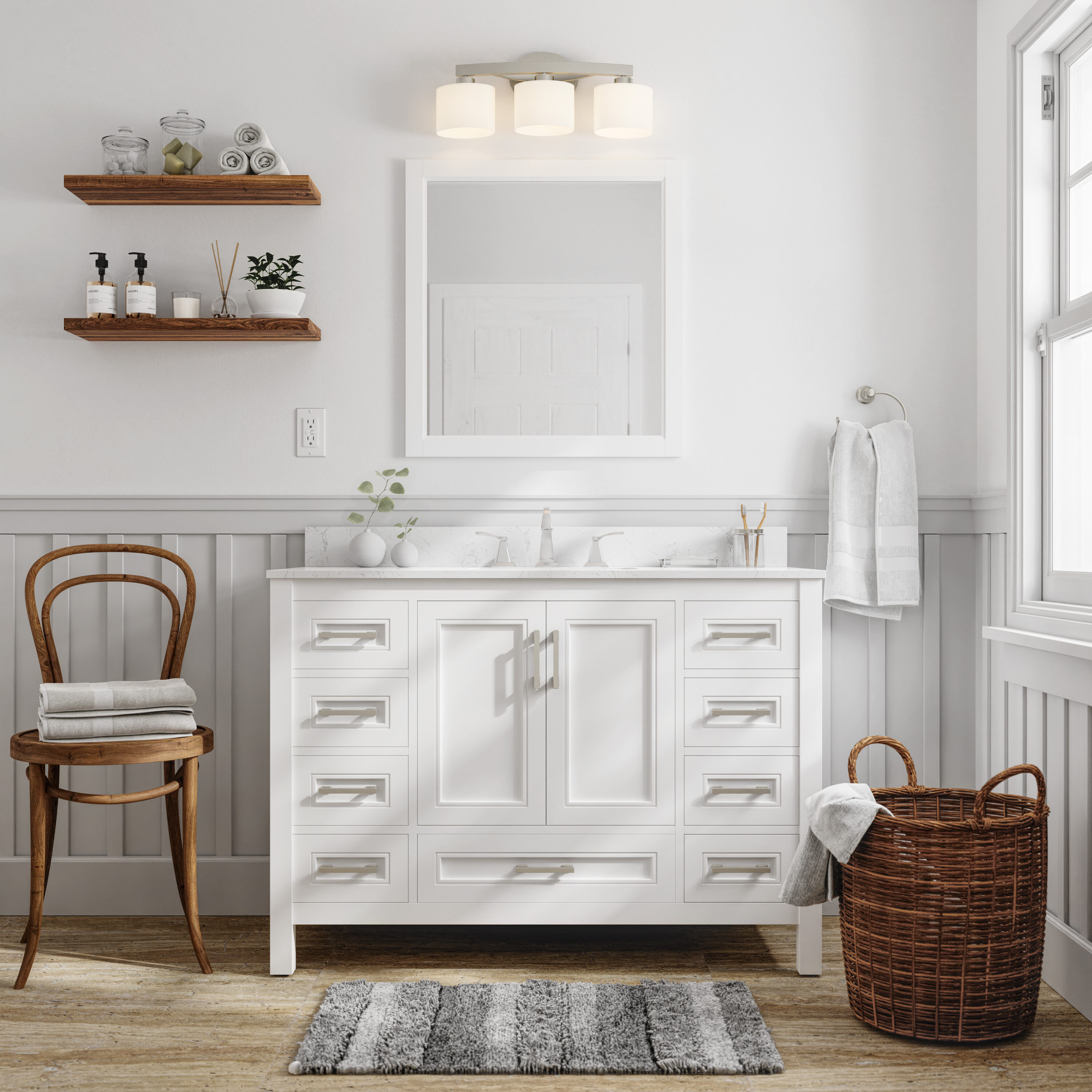 allen + roth 1541VA-48-201-925 Bath-Vanity-Combo - View #6