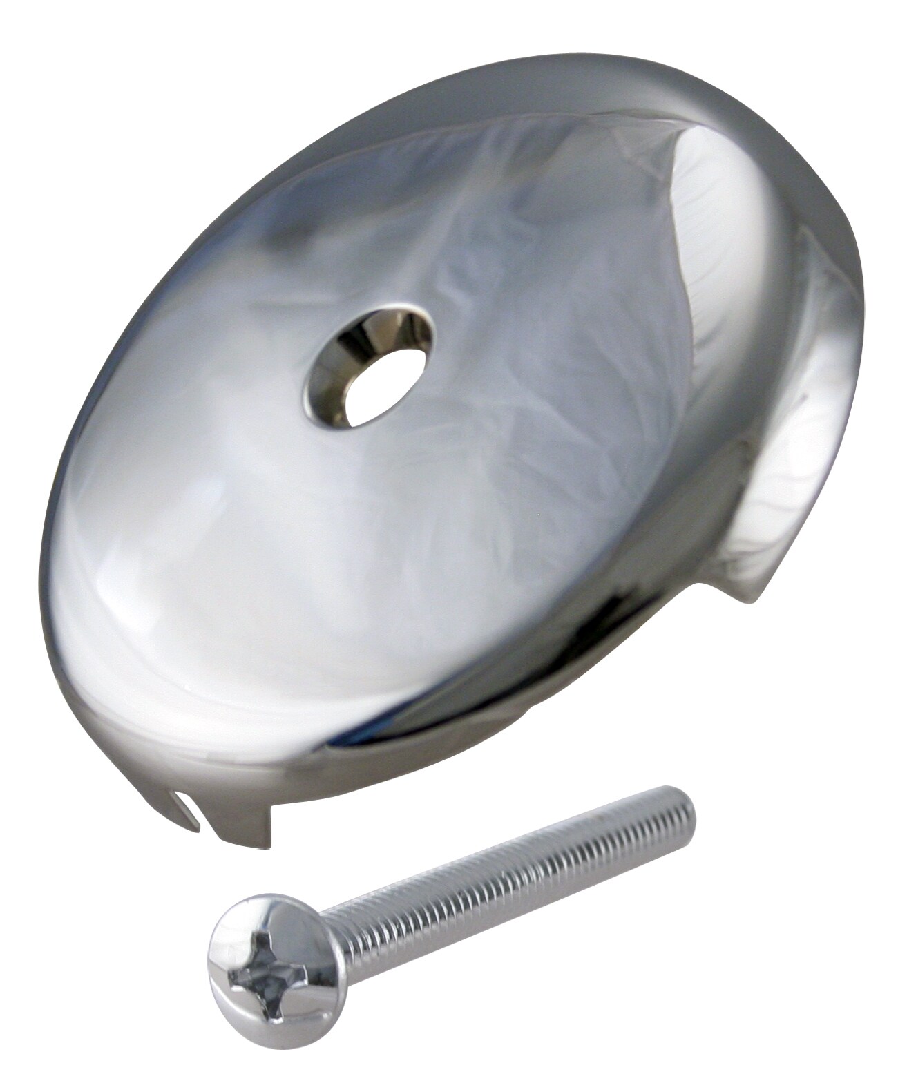 Bathtub Drain Cover With Screw, Chrome