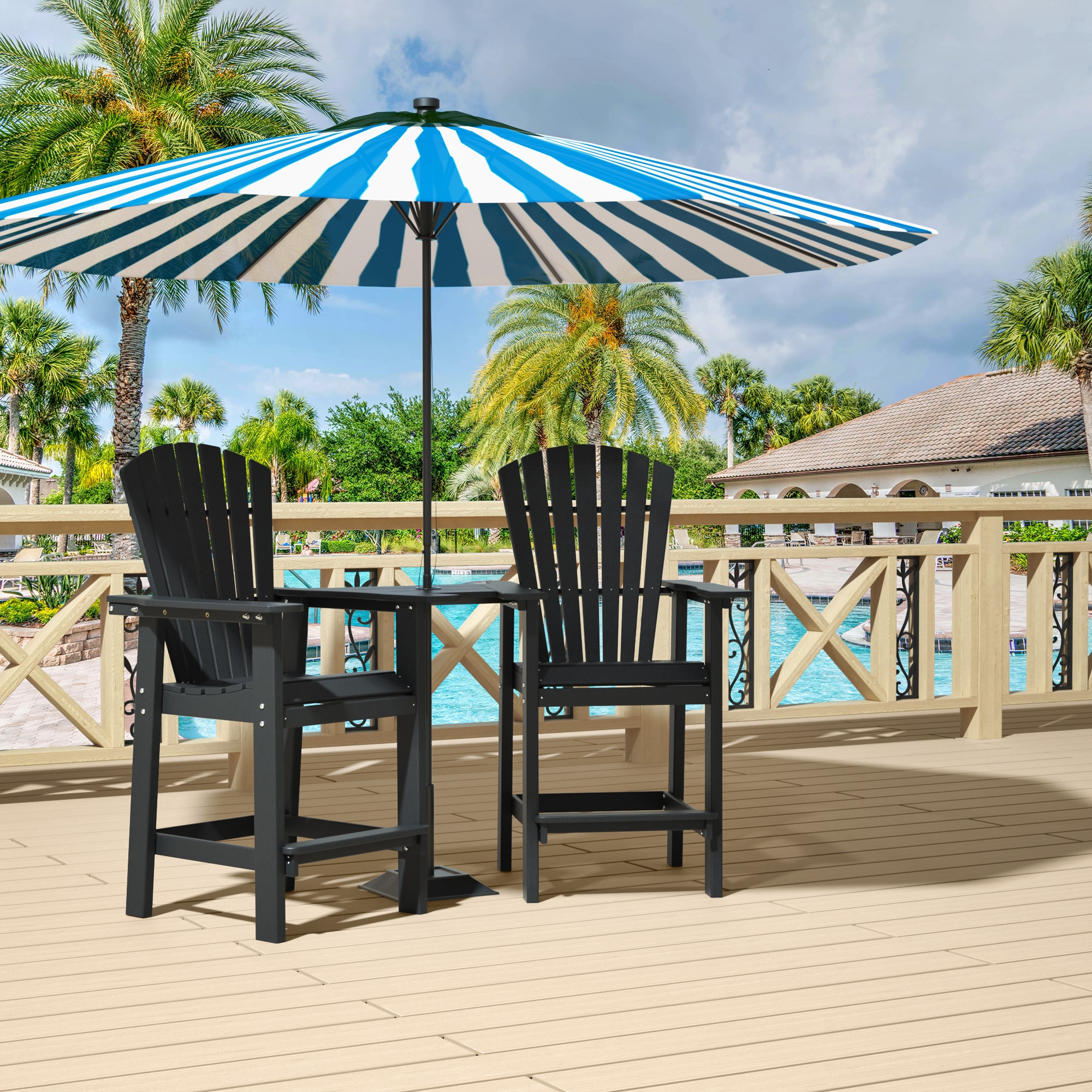 Upland BC-HE01-BK Patio-Chairs - View #5