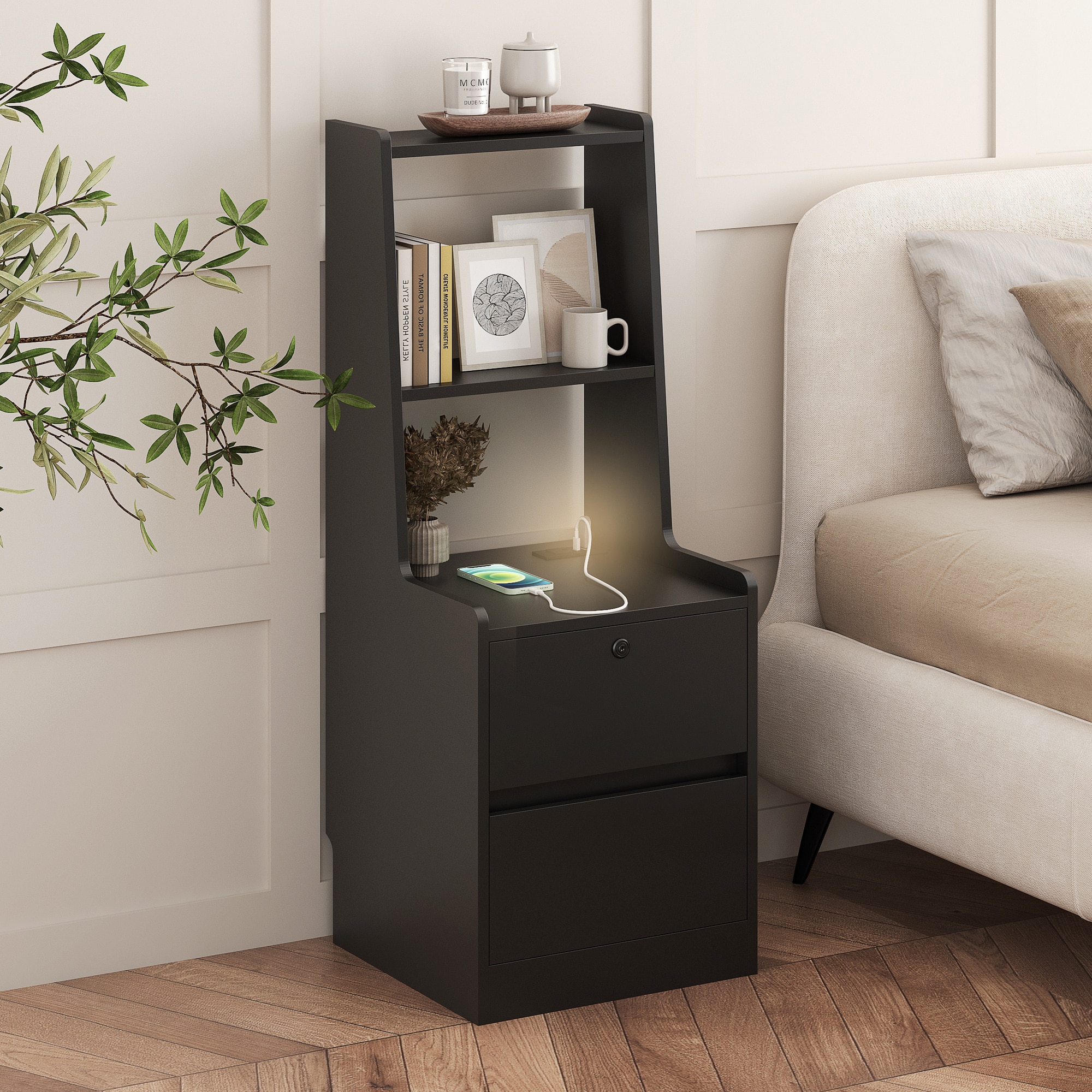 SINOFURN SYA440025BK nightstands - View #8