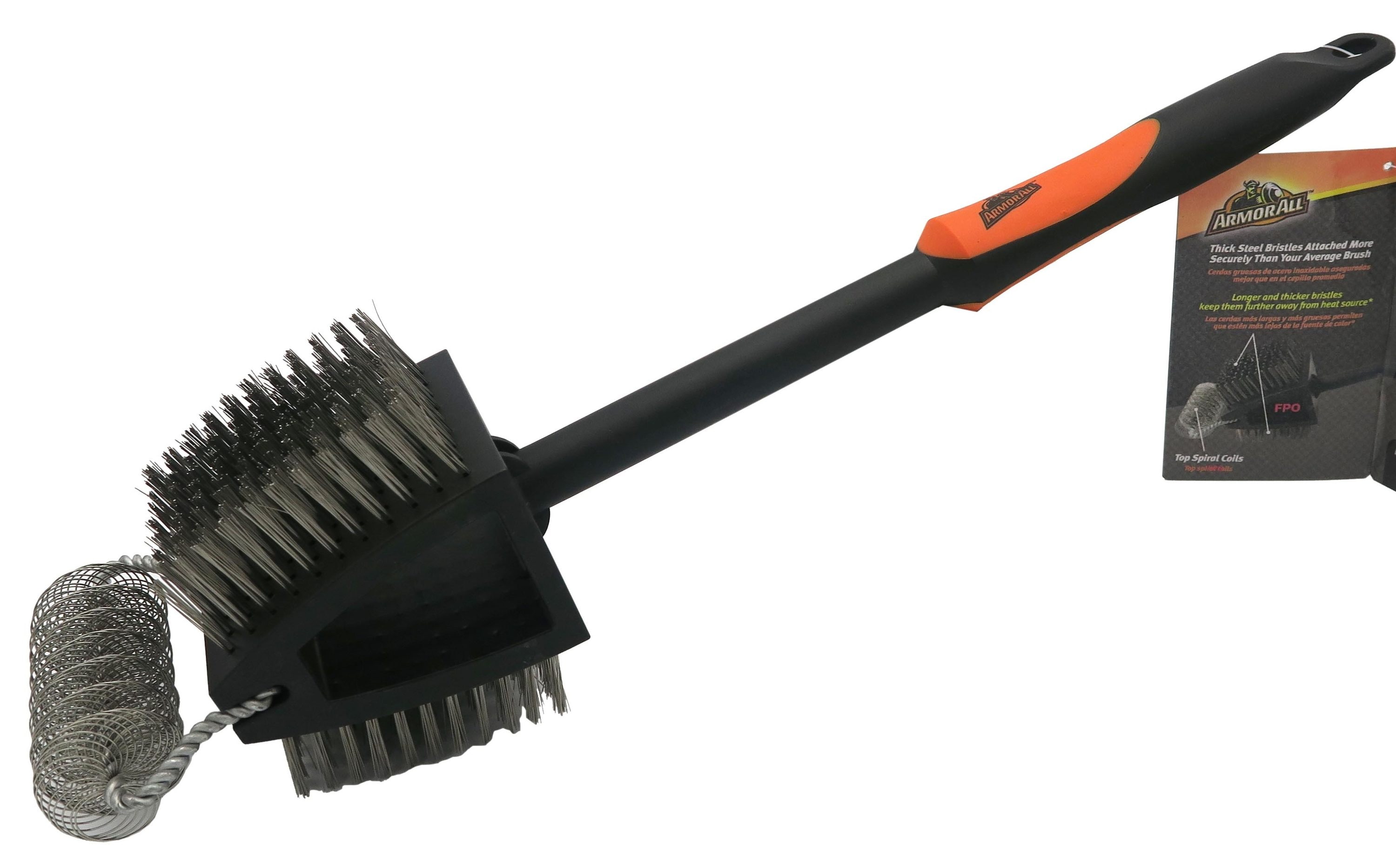 Armor All Plastic 19-in Grill Brush in the Grill Brushes & Cleaning Blocks  department at