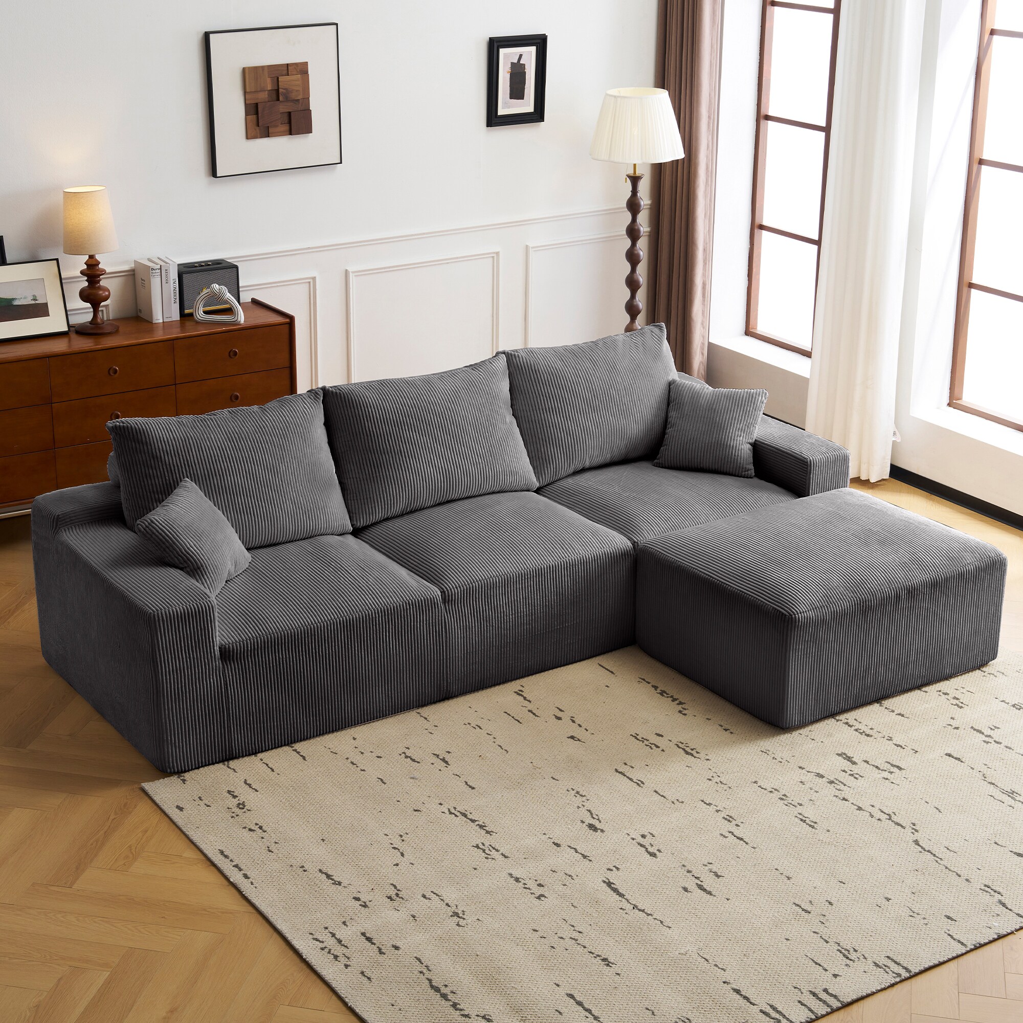 SINOFURN SYA370014GY Sofas-Loveseats - View #3