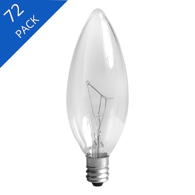 GE Lighting 13390 15-Watt 107-Lumen Specialty T6 Incandescent Light Bulb Crystal Clear 