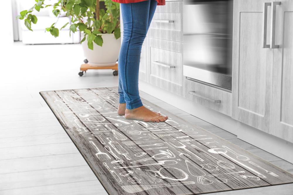 World Rug Gallery 817GRAY18X47 Mats-Cat - View #9