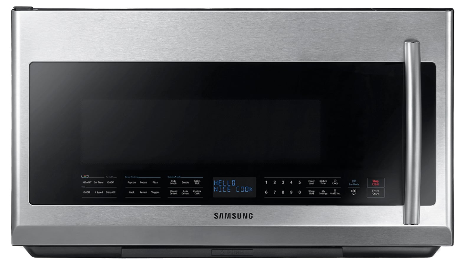 Samsung 2.1-cu ft 1000-Watt Over-the-Range Microwave with Sensor