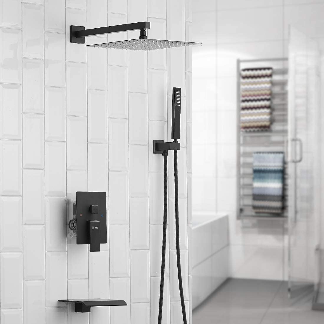 BWE A-95010-BLACK-S Tub-Shower-Faucets - View #2