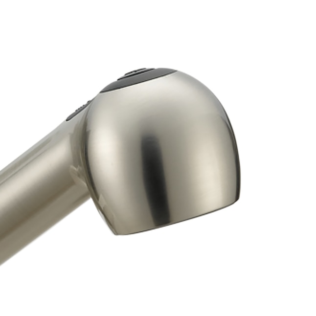 EZ-FLO Prestige Brushed Nickel 1-Handle Deck-Mount Pull-Out Handle Kitchen Faucet (Deck Plate Included) EZ-FLO Prestige Brushed Nickel 1-Handle Deck-Mount Pull-Out Handle Kitchen Faucet (Deck Plate Included)