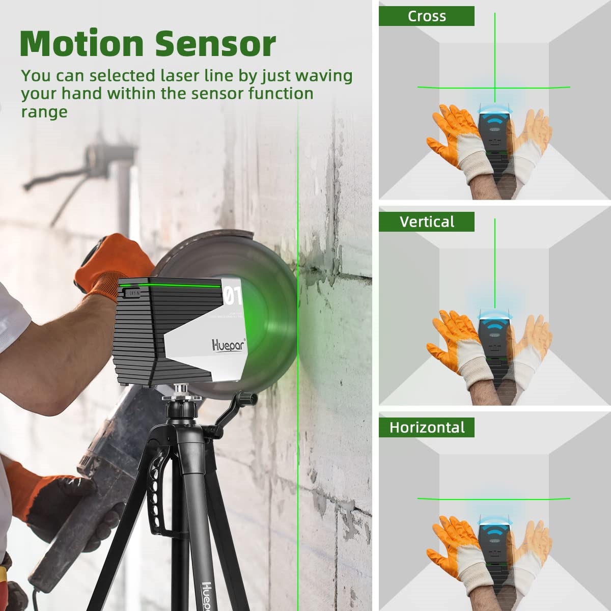 Huepar E011G Laser-Level - View #2