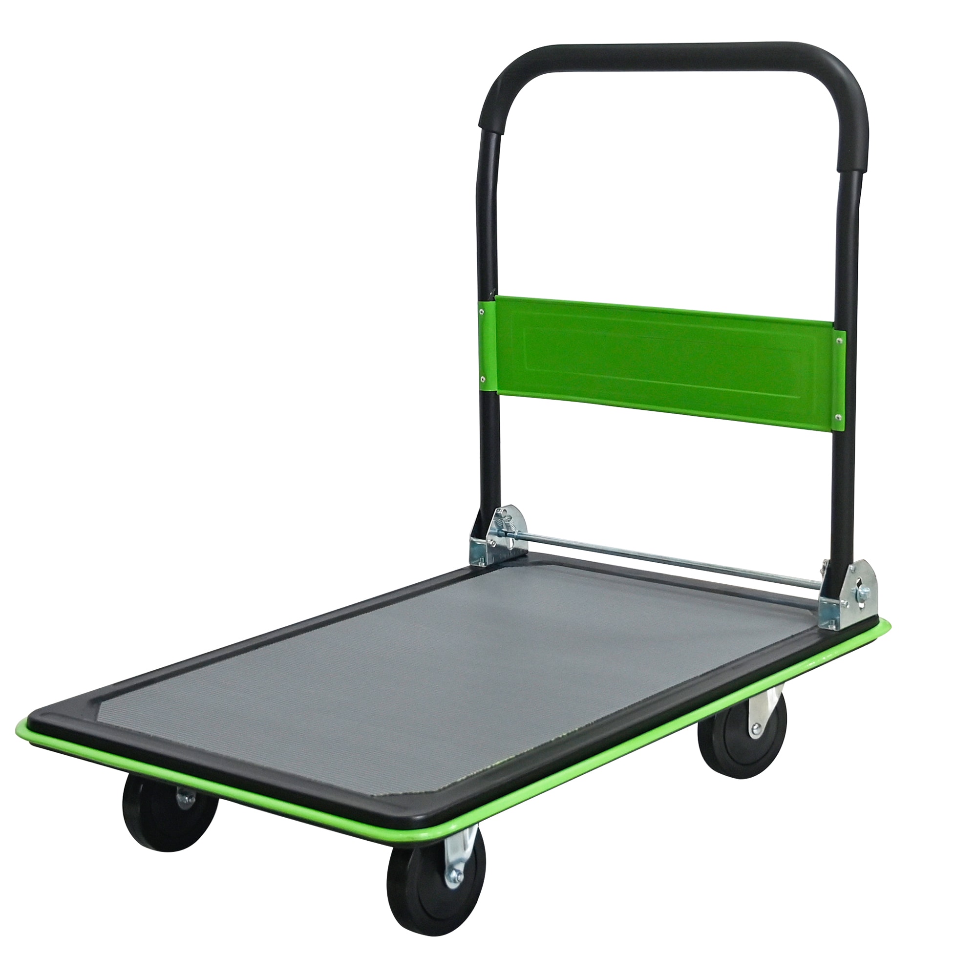 LUXEYARD 660lbs Heavy Duty Capacity Platform Hand Truck 360 Degree Swivel Wheels Foldable Push Hand Cart for Loading and Storage