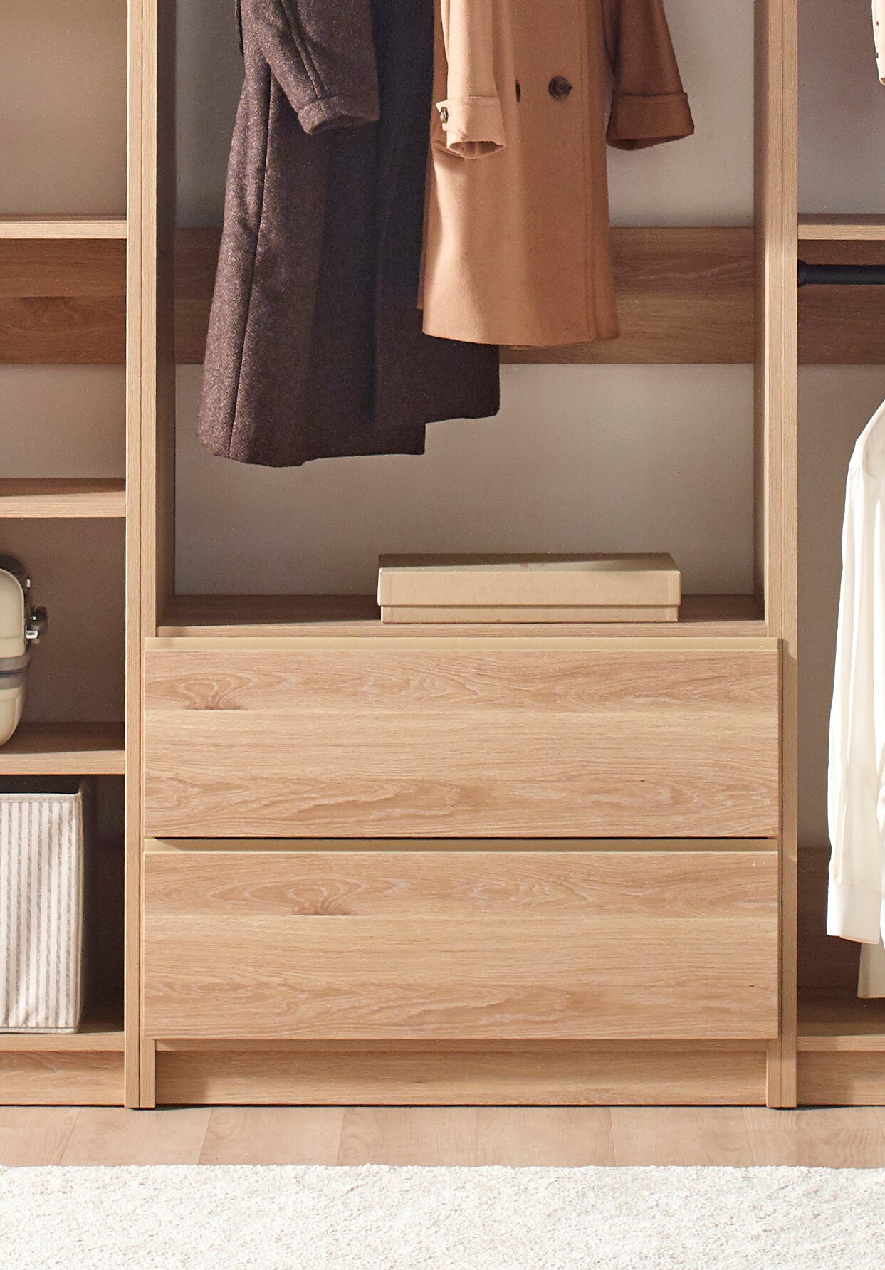 Klair Living PROSPER-ECA OAK Wood-Closet-Kits - View #5
