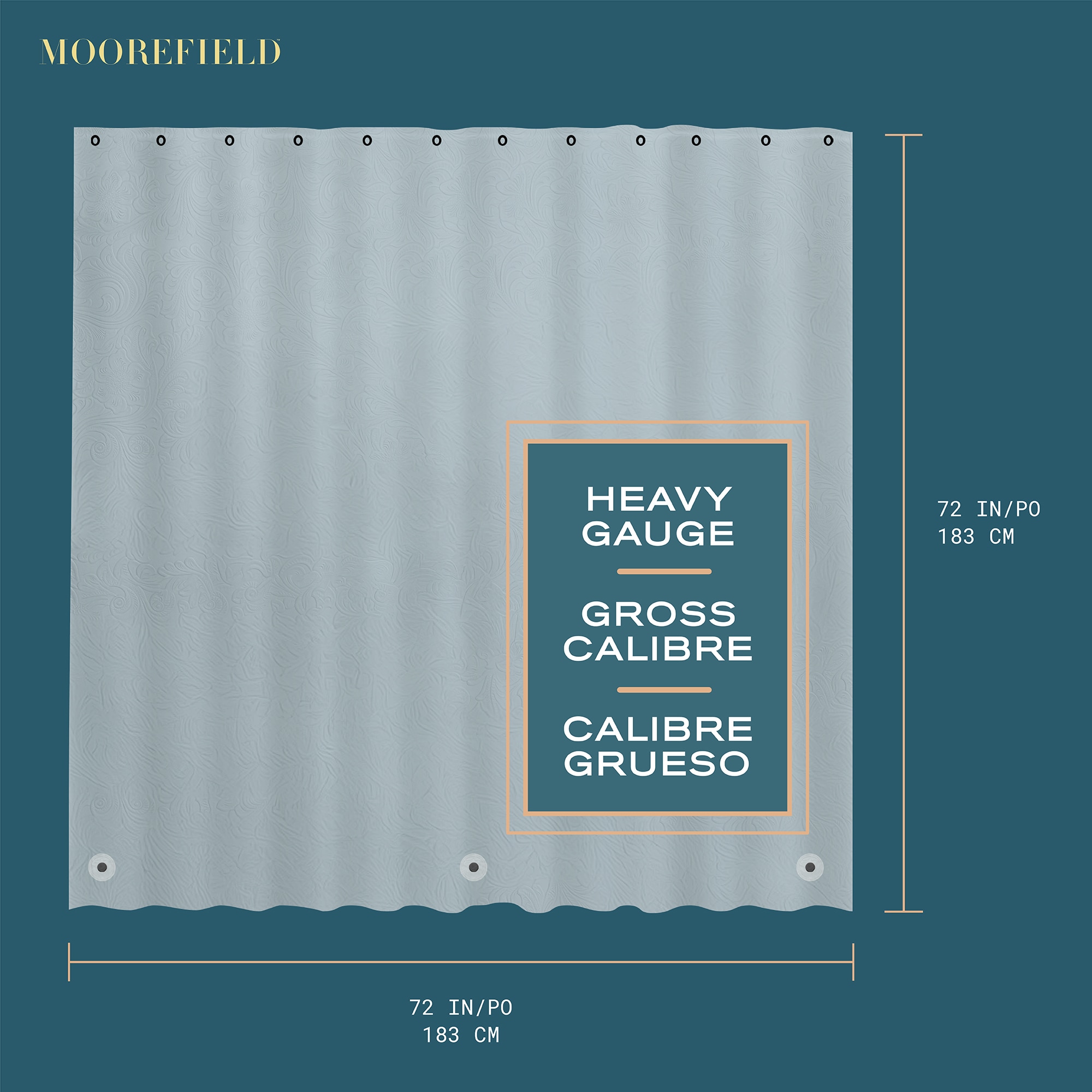 Moorefield LS422FCL Shower-Curtains-Liners - View #5