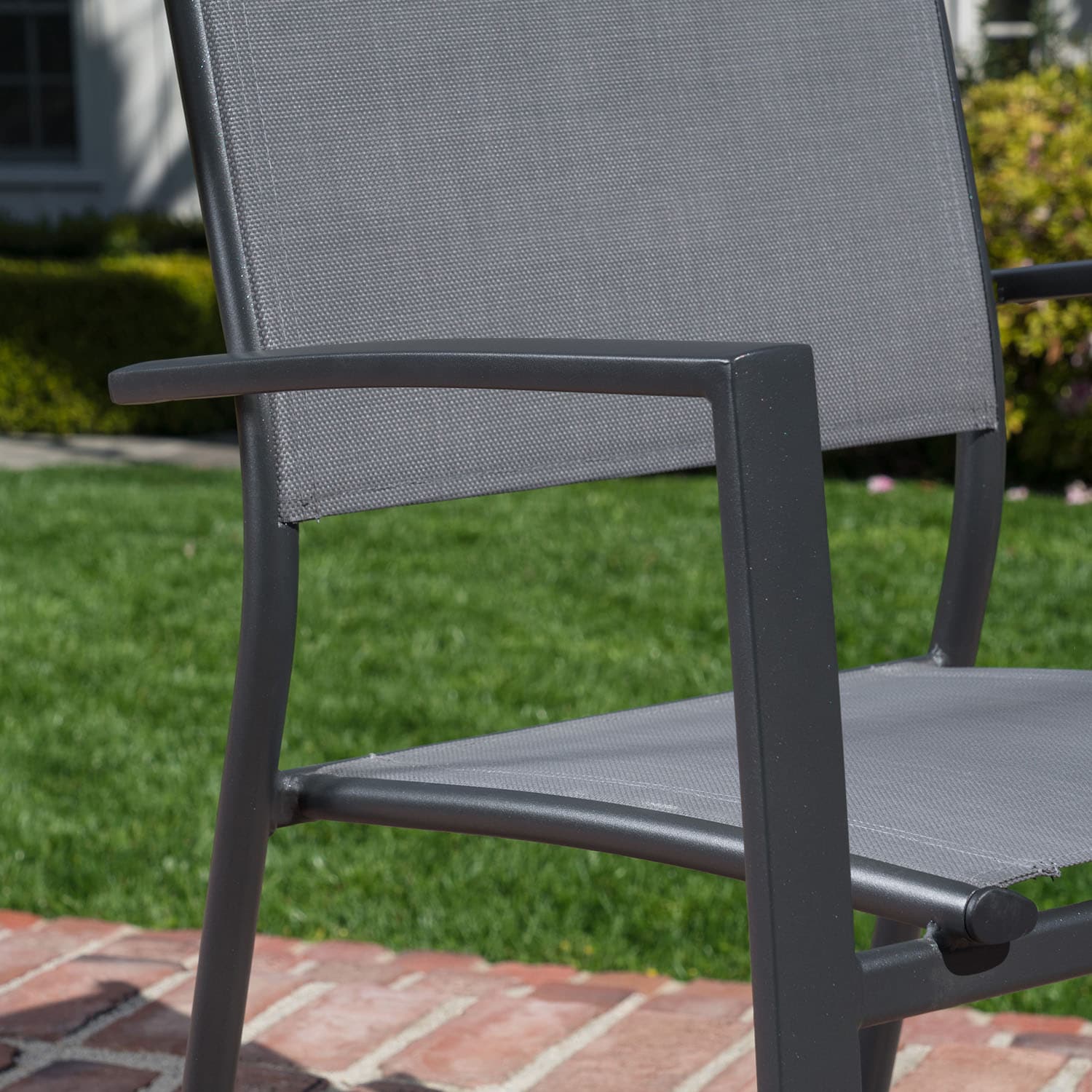 Hanover NAPLESDN11PC-GRY Patio-Dining-Sets - View #9